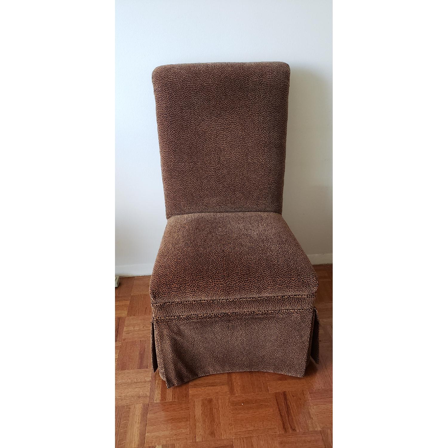 Leopard Print Accent Chair - image-1