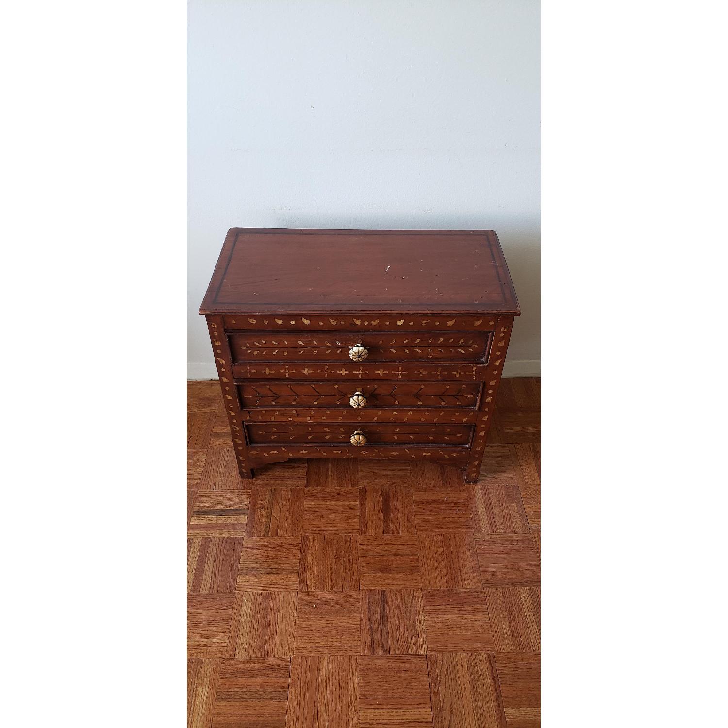 Solid Wood 3-Drawer End Table - image-5