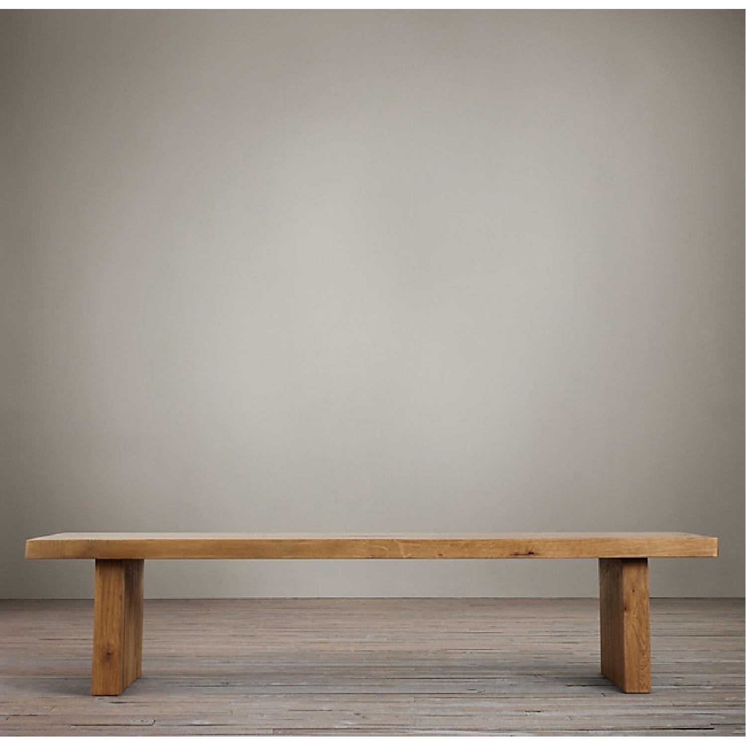 Restoration Hardware Reclaimed Russian Oak Coffee Table - AptDeco