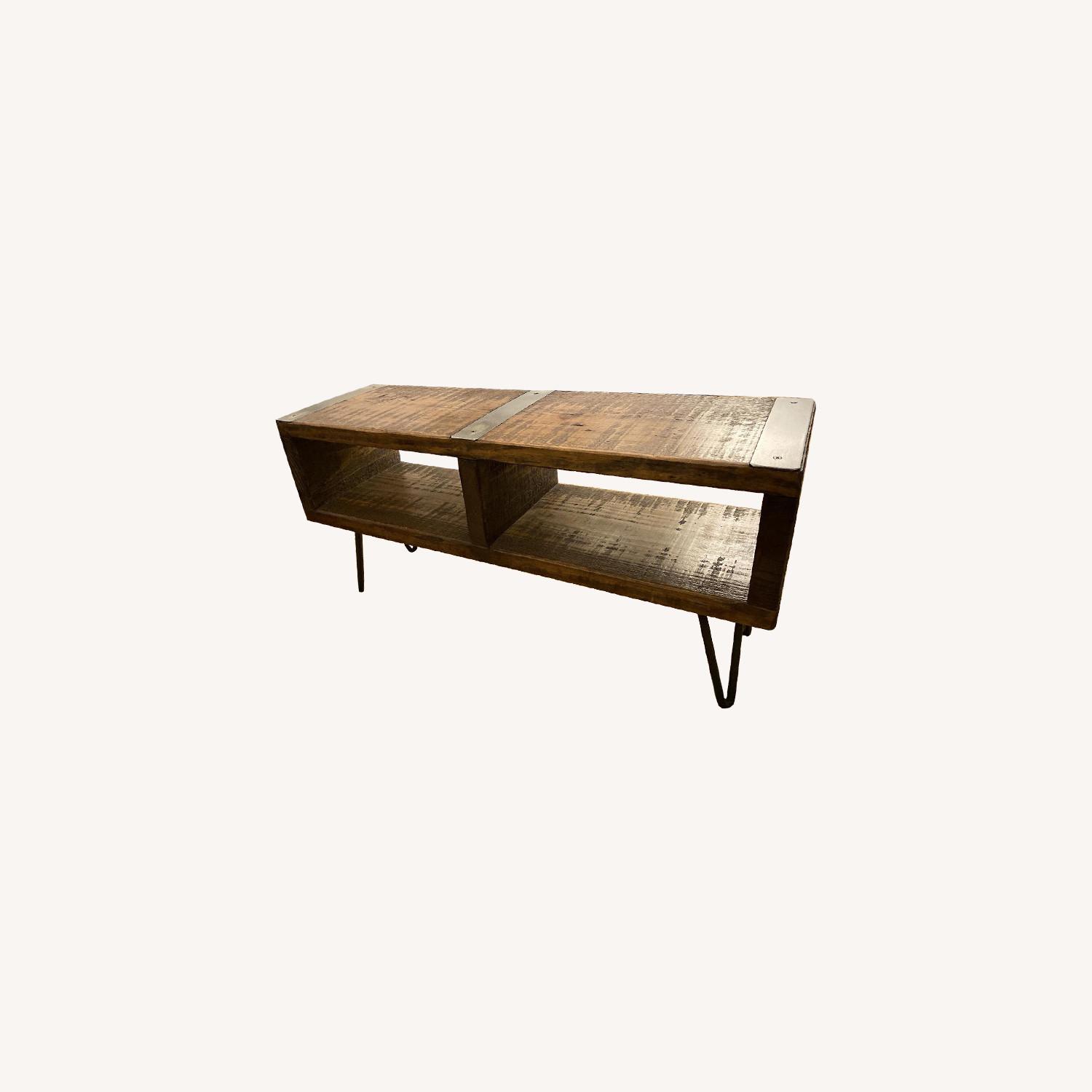 Reclaimed Wood Media Console - image-0