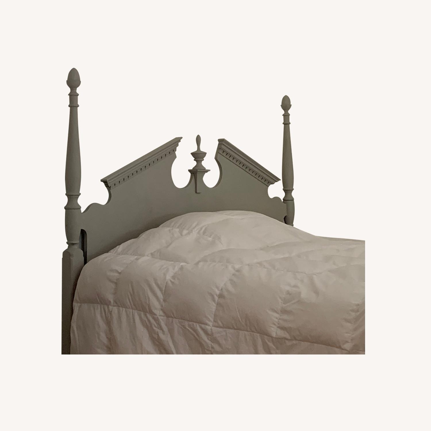 Vintage Solid Wood Headboard - image-0