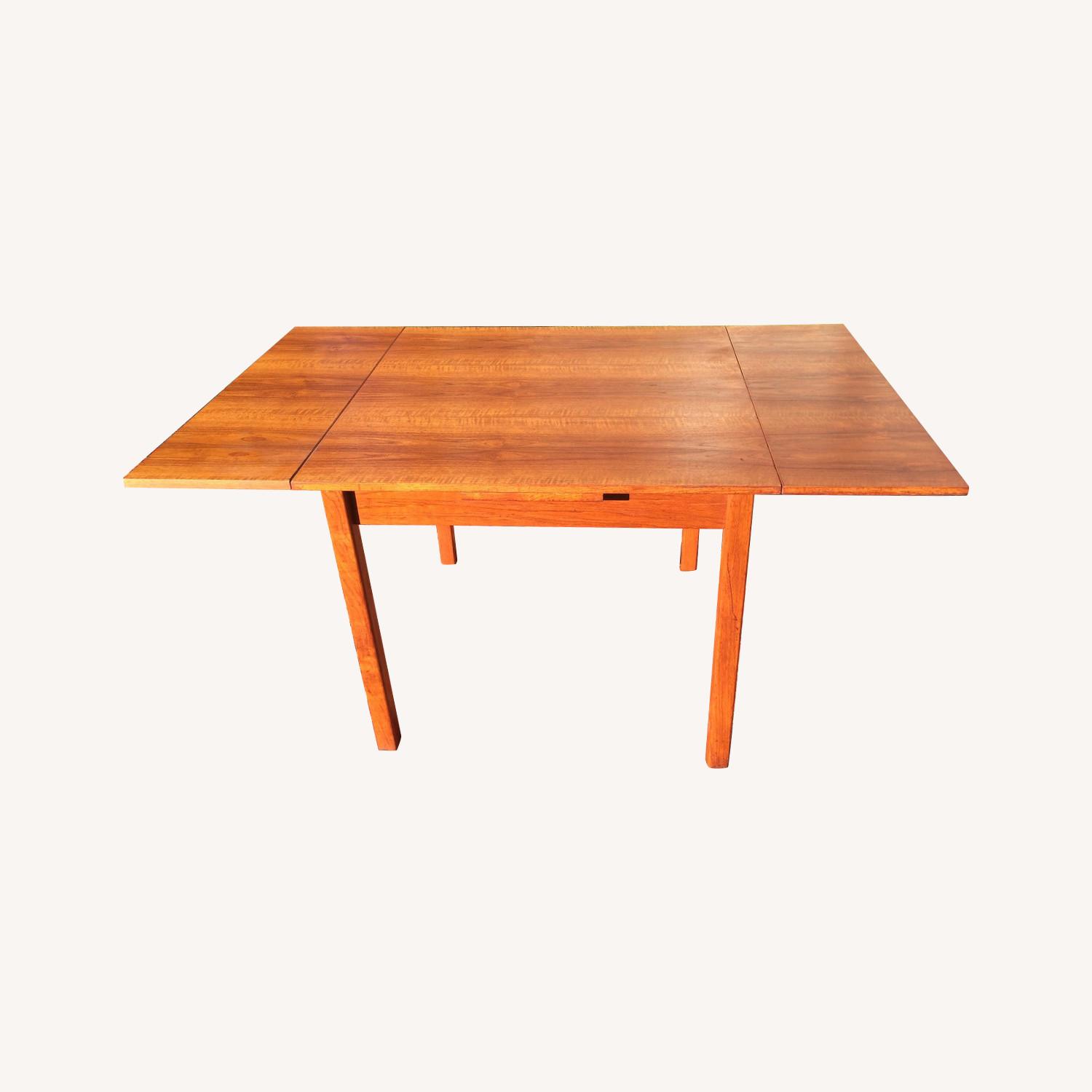 BRDR Furbo Mid Century Dining Table w/ Extendable Leaves