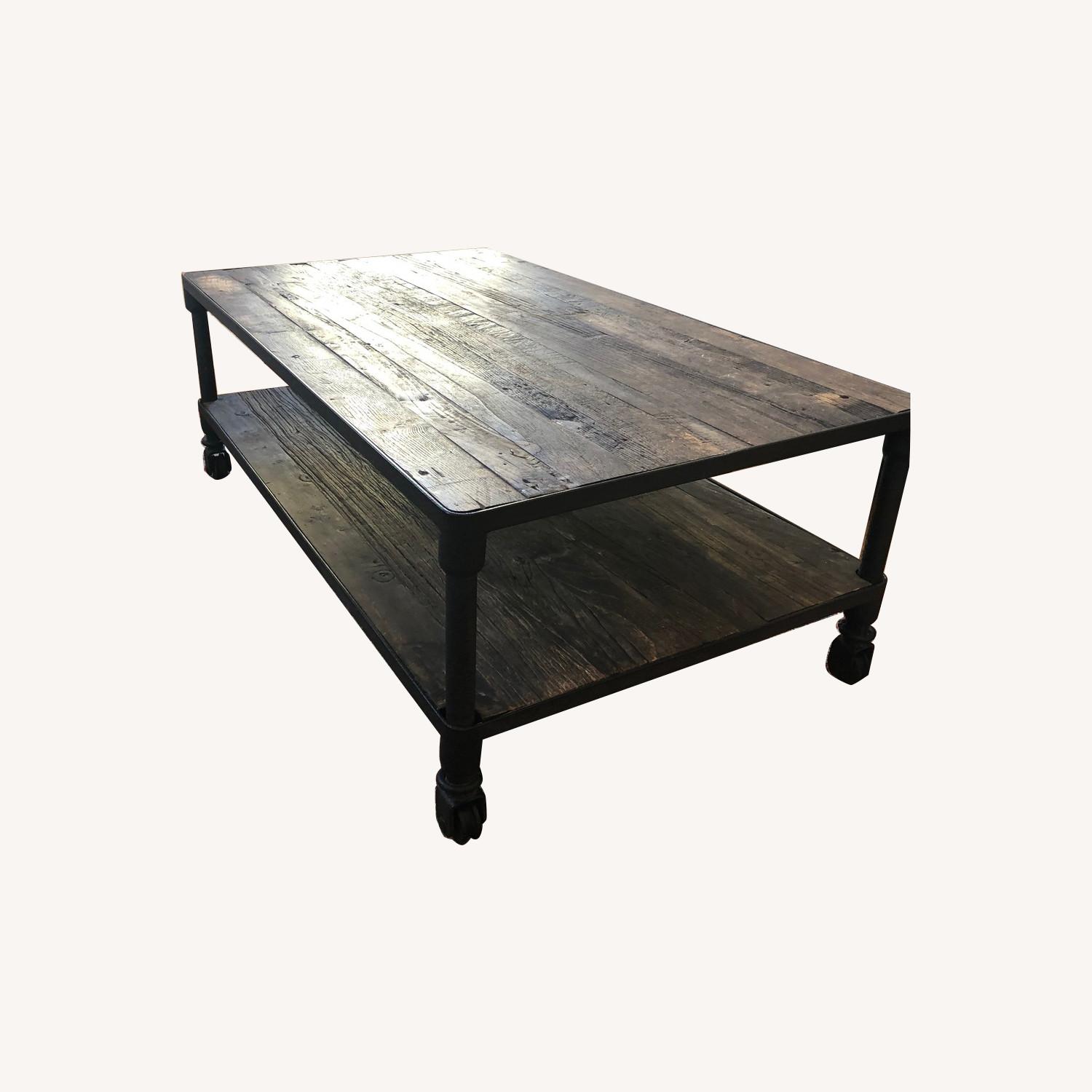 Restoration Hardware Dutch Industrial Coffee Table AptDeco