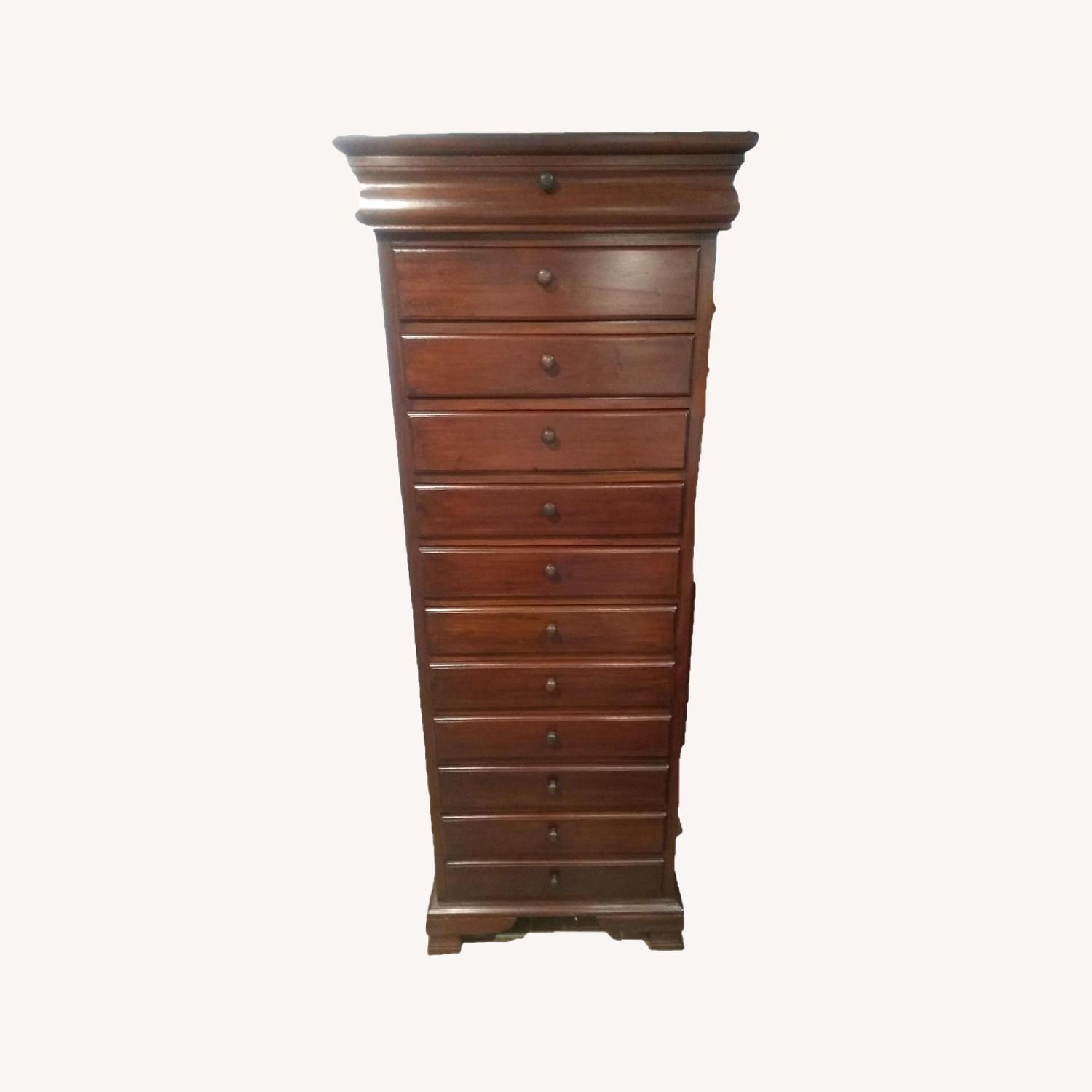 Thomasville Antique Wood Tall Dresser AptDeco