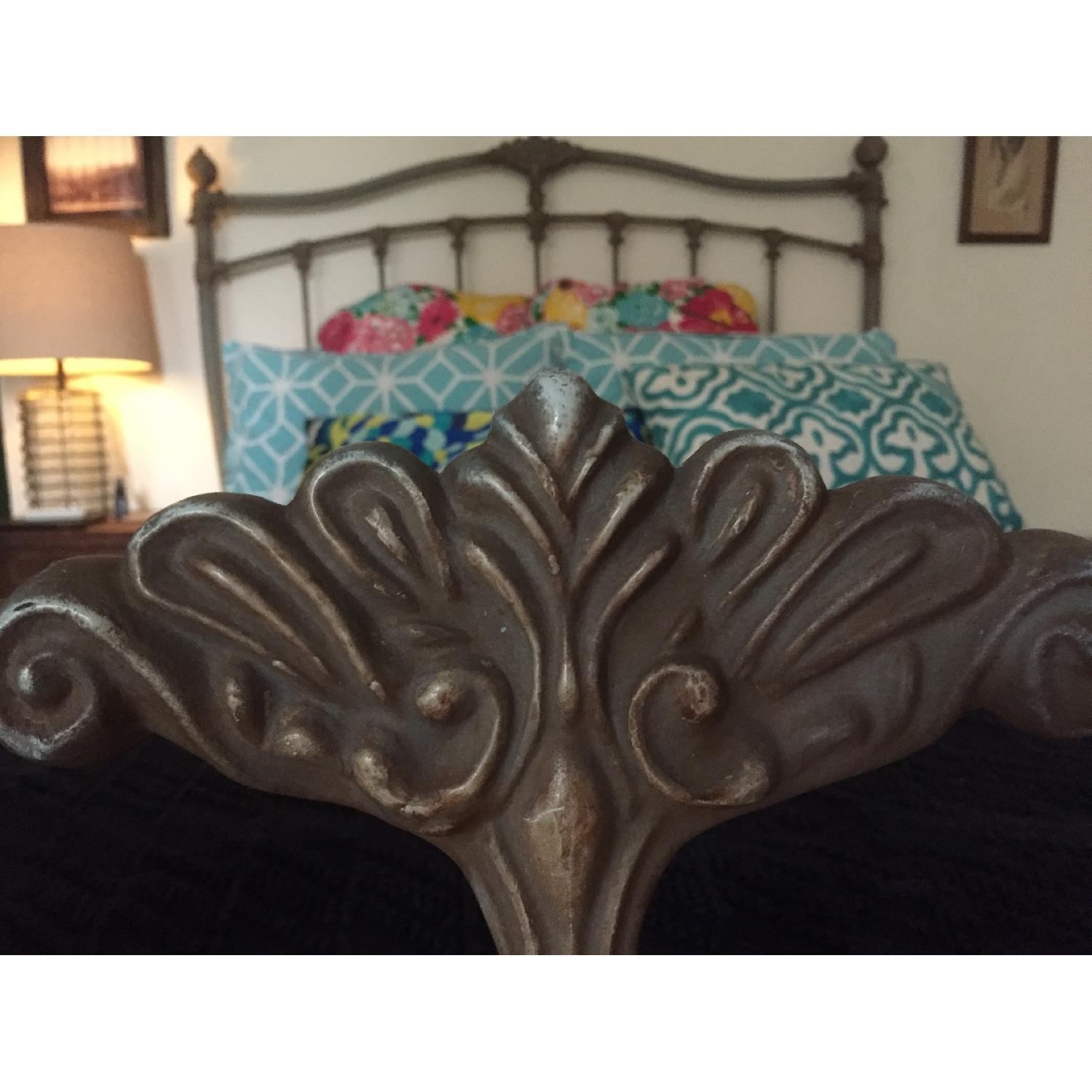 Wesley Allen Merrick Wrought Iron Queen Bed - image-5