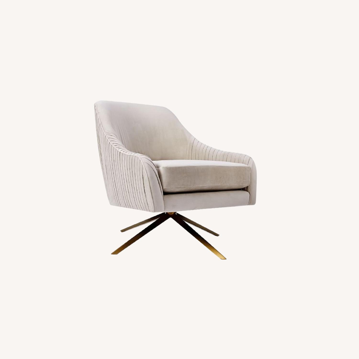 West Elm Roar + Rabbit Swivel Armchair AptDeco