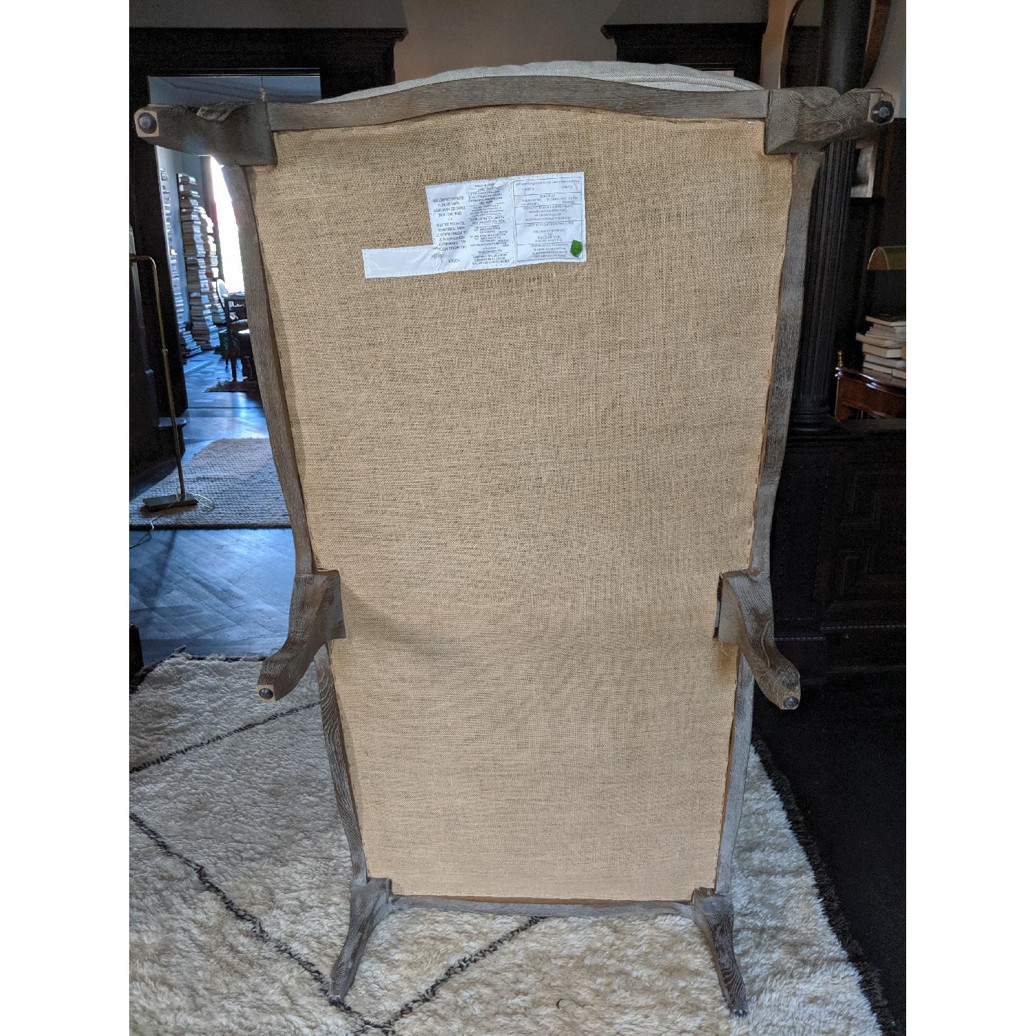 Restoration Hardware Toulouse Chaise in Weathered Oak - image-7