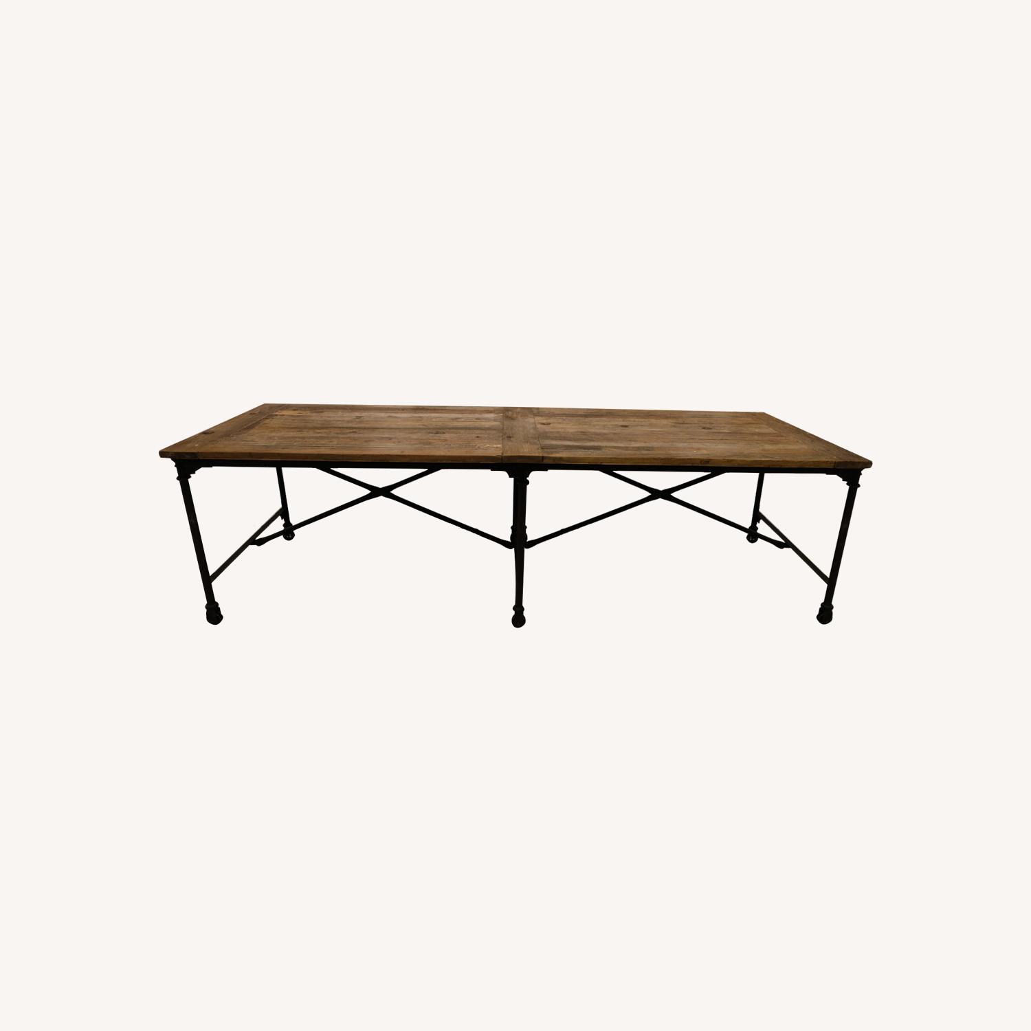 Restoration Hardware Flatiron Rectangular Dining Table - image-0
