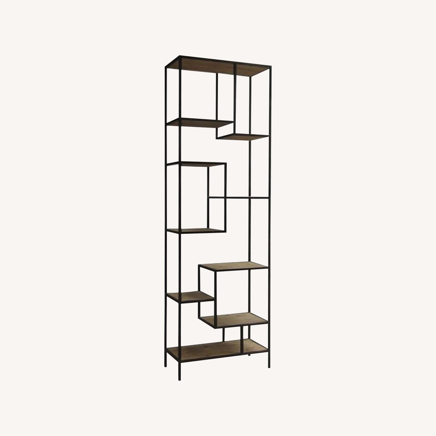 West Elm Reclaimed Pine + Iron Bookcase AptDeco