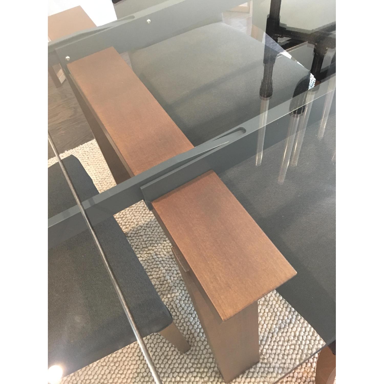 Calligaris Hyper Extendable Table w/ Walnut Base - image-5