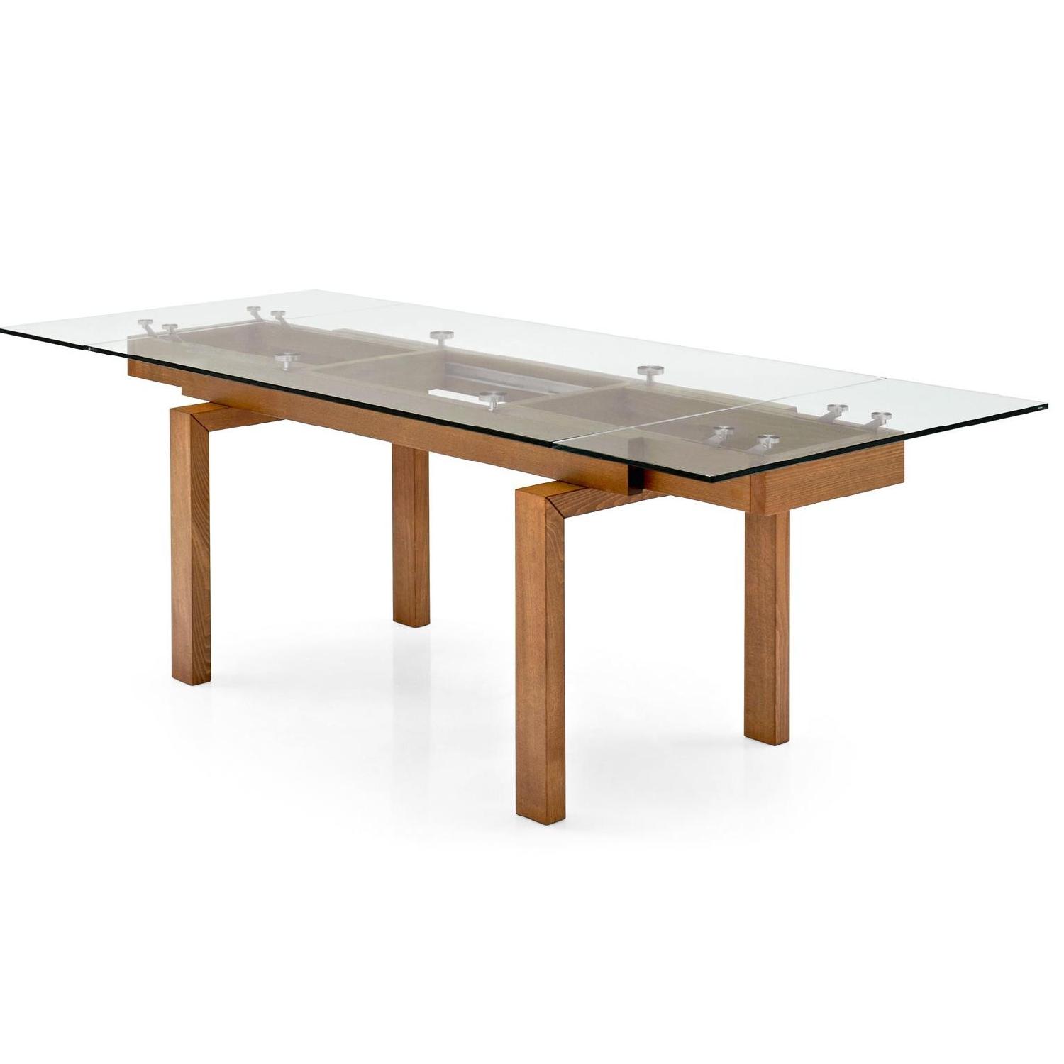 Calligaris Hyper Extendable Table w/ Walnut Base - image-0