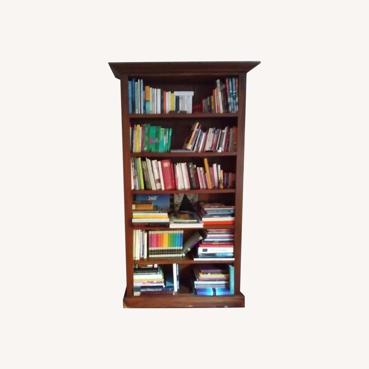 Ashley Solid Wood Bookcase AptDeco