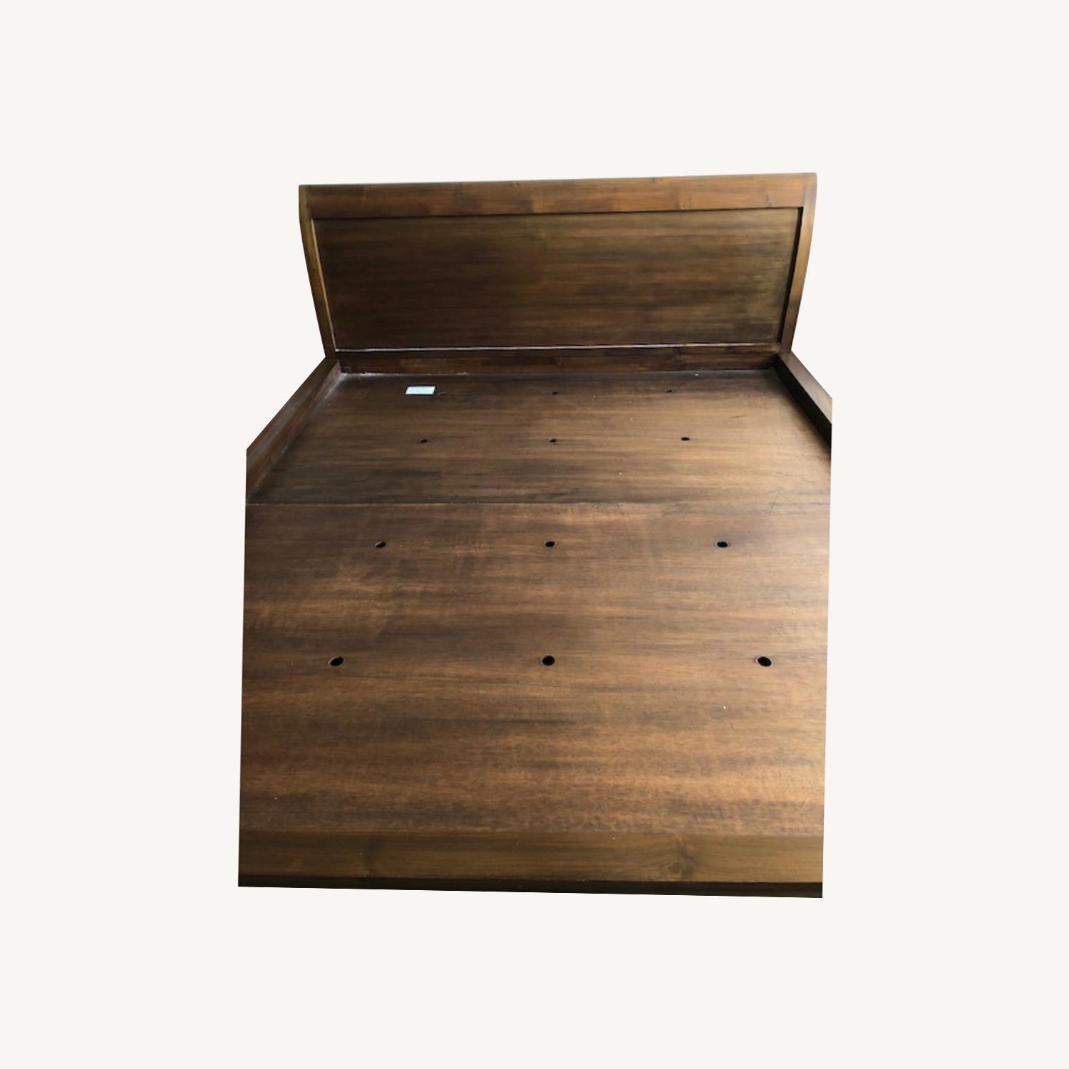 Custom Made Solid Indonesian Teak King Bed - image-0