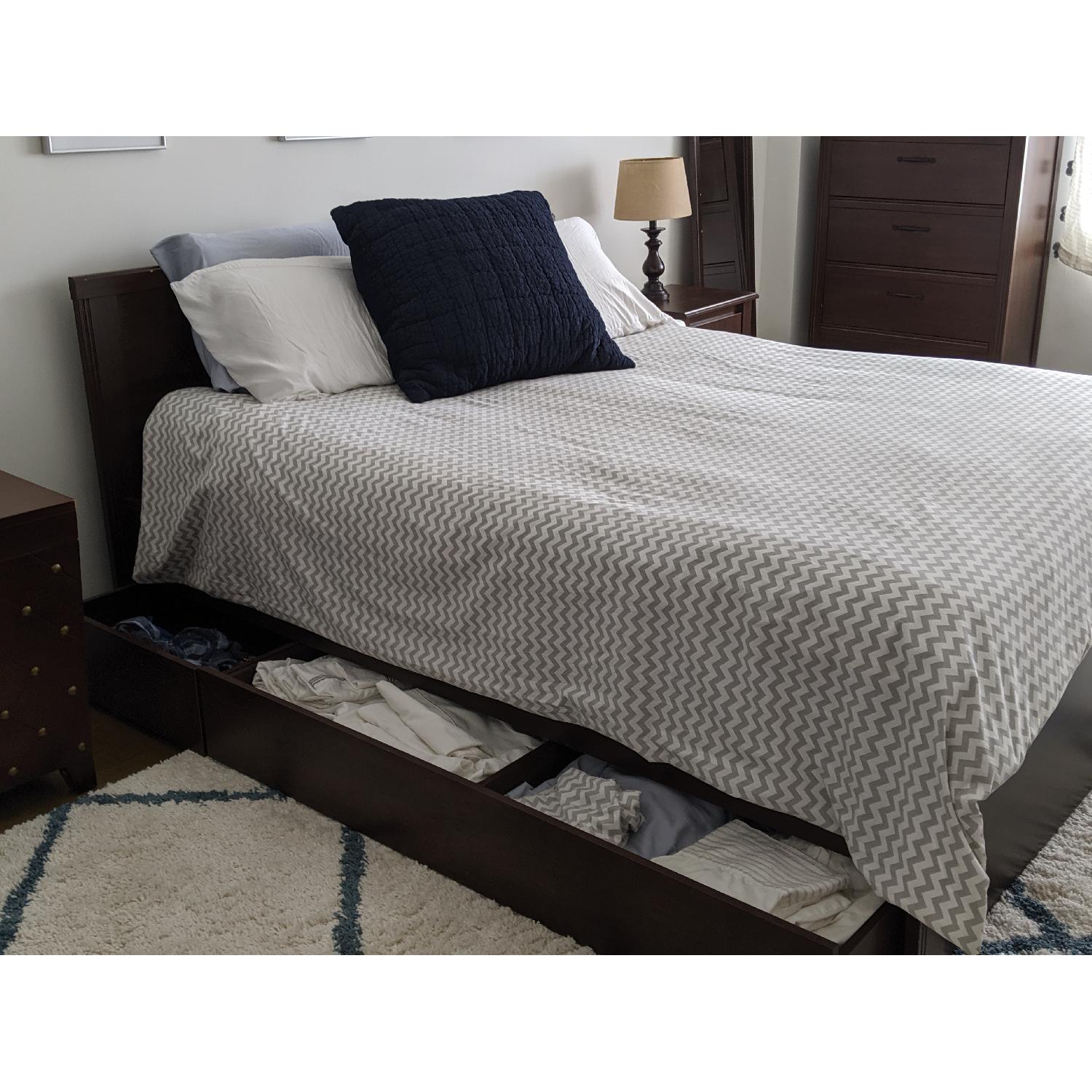 Ikea Brusali Bed w/  4 Storage Drawers - image-3