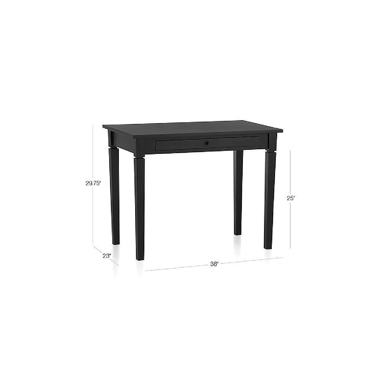 Crate & Barrel Marcel Desk Black AptDeco
