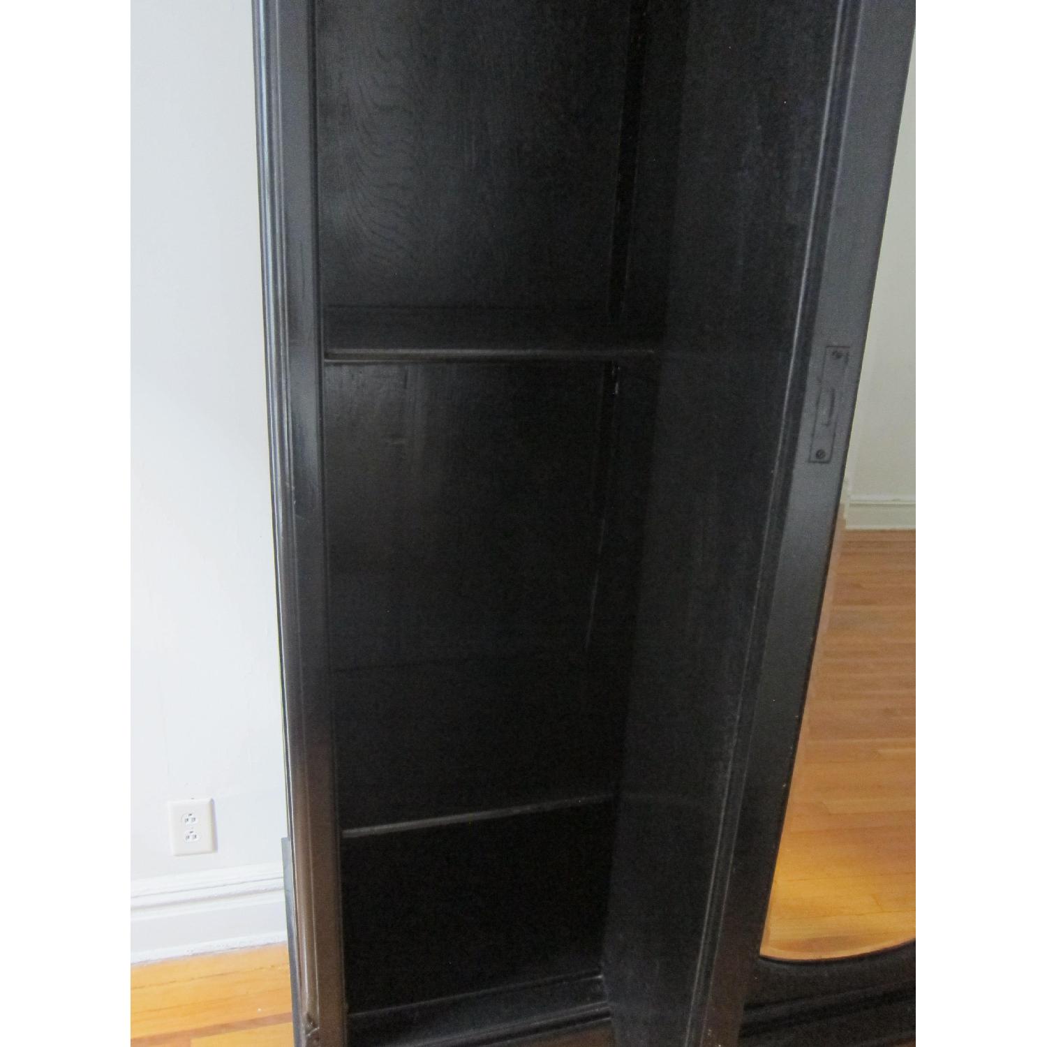 Louis XV French Black Lacquer Armoire/Wardrobe - image-5