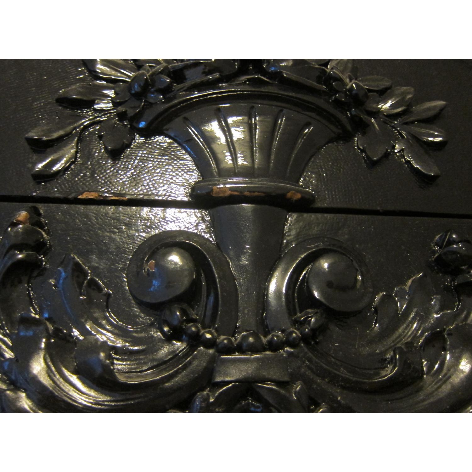 Louis XV French Black Lacquer Armoire/Wardrobe - image-12