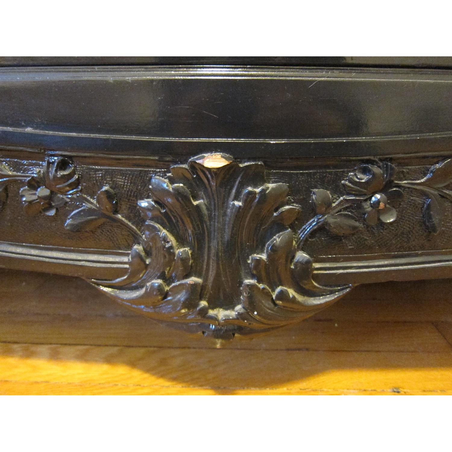 Louis XV French Black Lacquer Armoire/Wardrobe - image-13