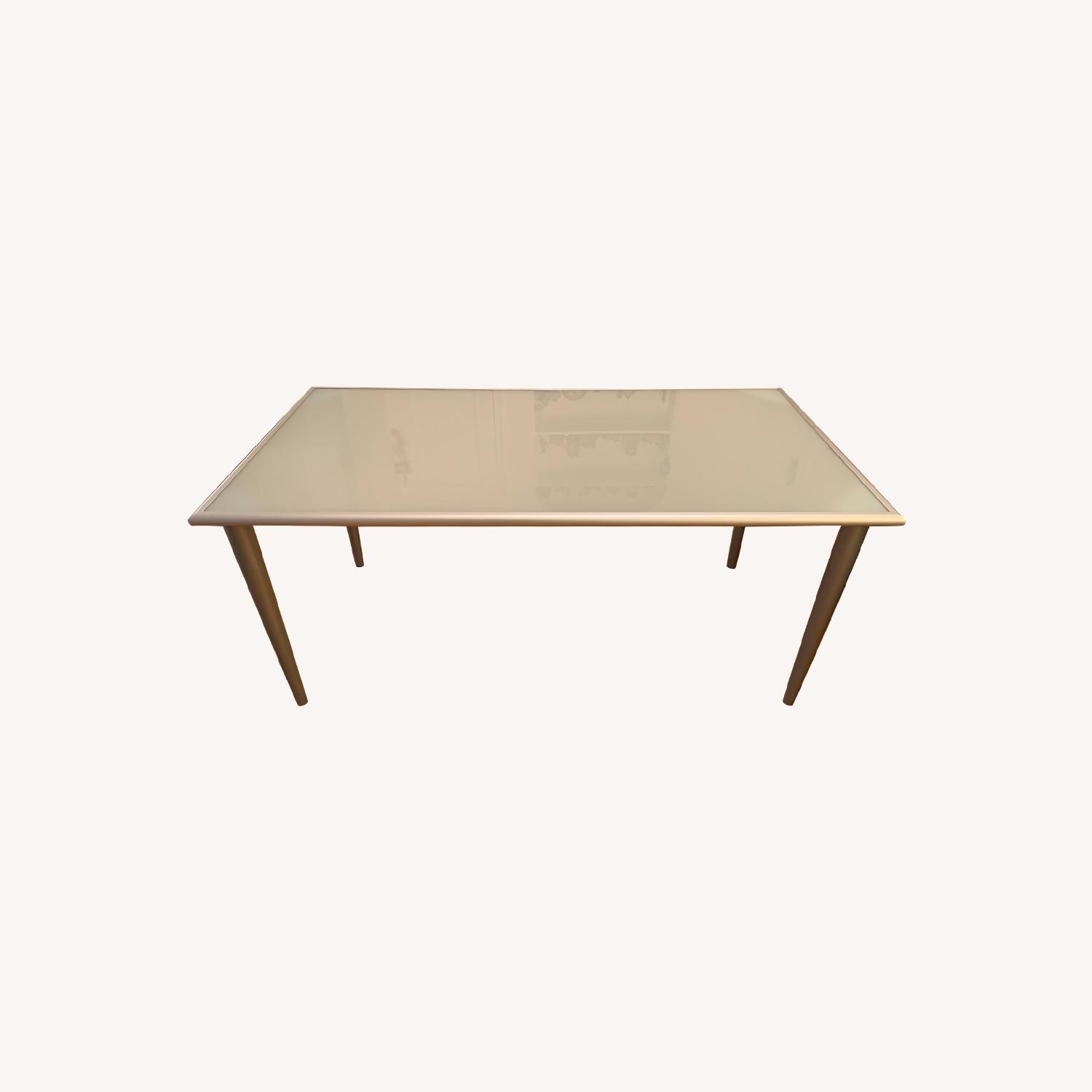 Ikea Glass Dining Table/Desk - image-0