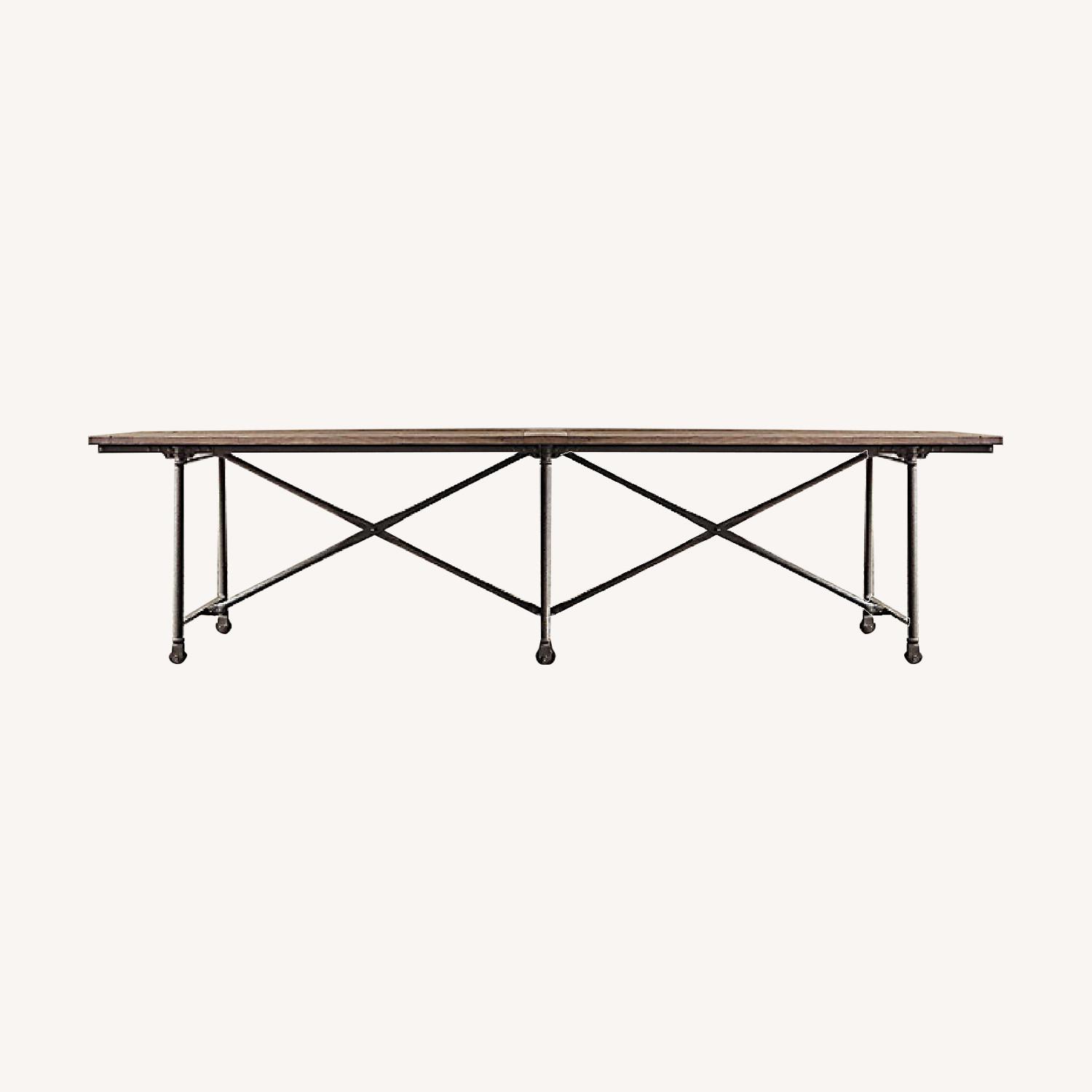 Restoration Hardware Flatiron Dining Table AptDeco
