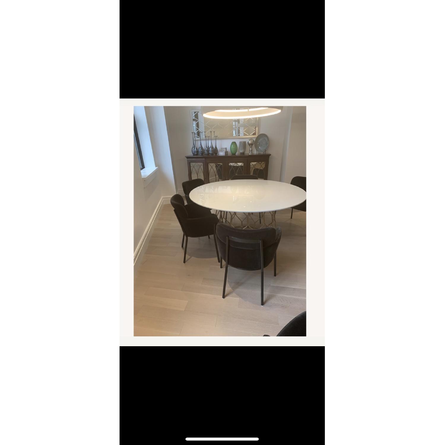 CB2 Azalea Mink Dining Chair - image-7