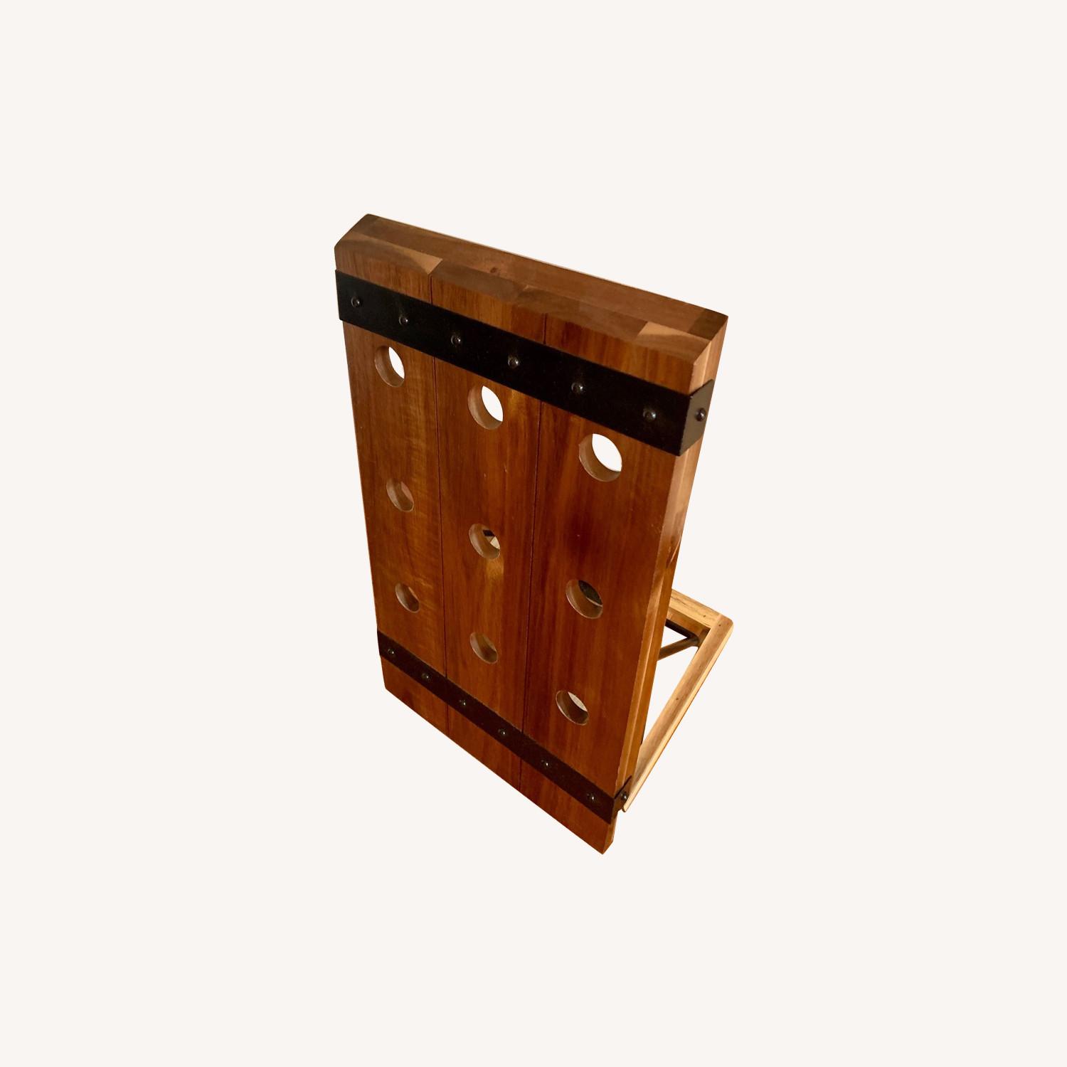 Pottery Barn French Wine Bottle Rack AptDeco