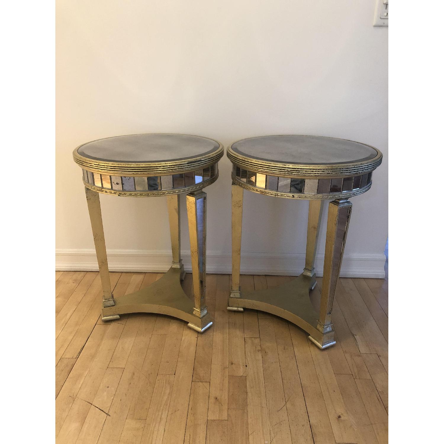 Horchow Mirrored Side Tables - image-4