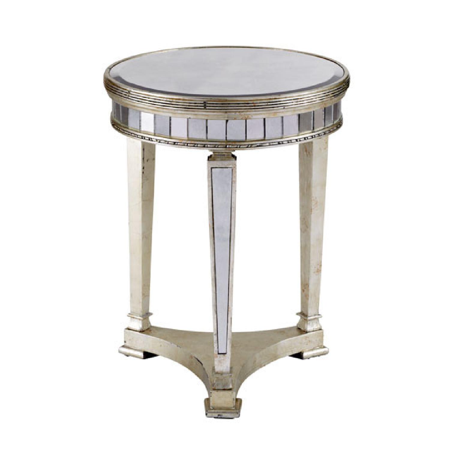 Horchow Mirrored Side Tables AptDeco