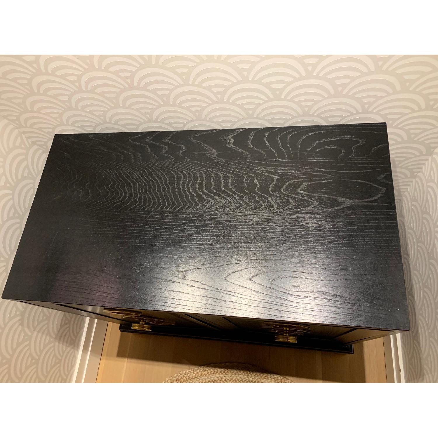 Jonathan Adler Turner Oak & Brass Storage Cabinet - image-2
