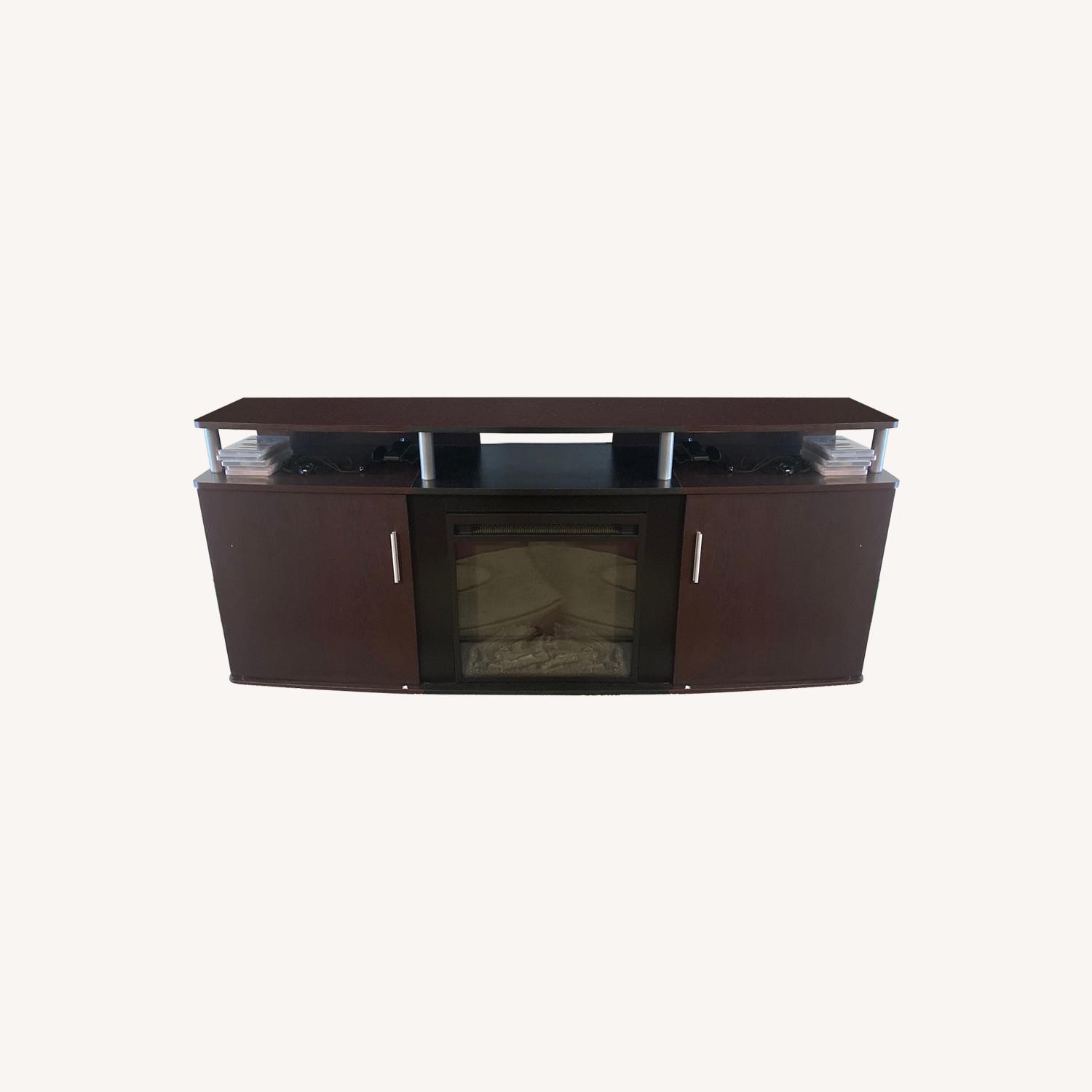 Wade Logan Elian TV Stand w/ Fireplace - image-5