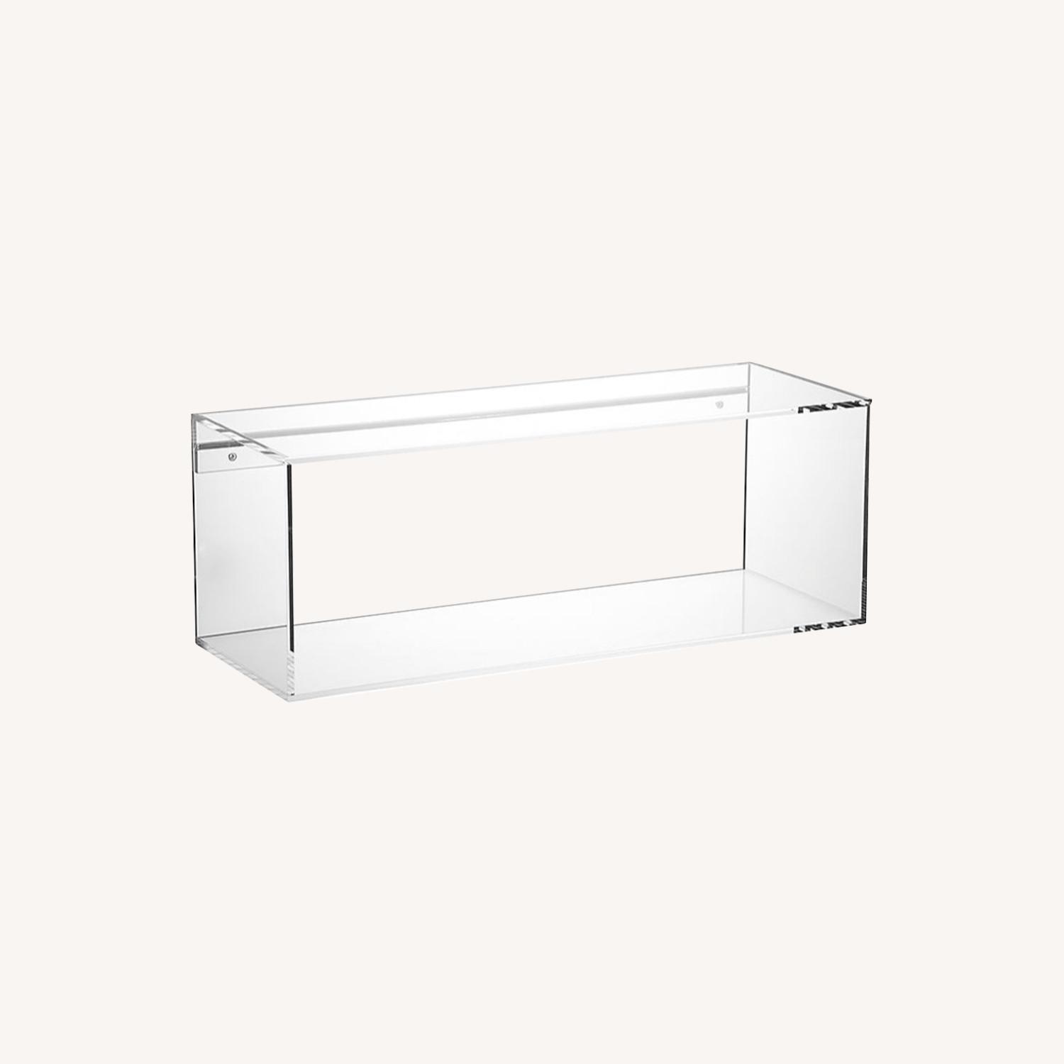 CB2 Acrylic Storage Shelf - image-0