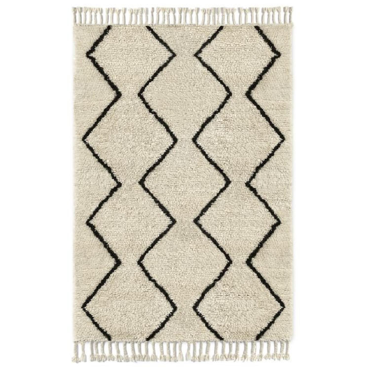 West Elm Souk Wool Rug in Graphite - image-0