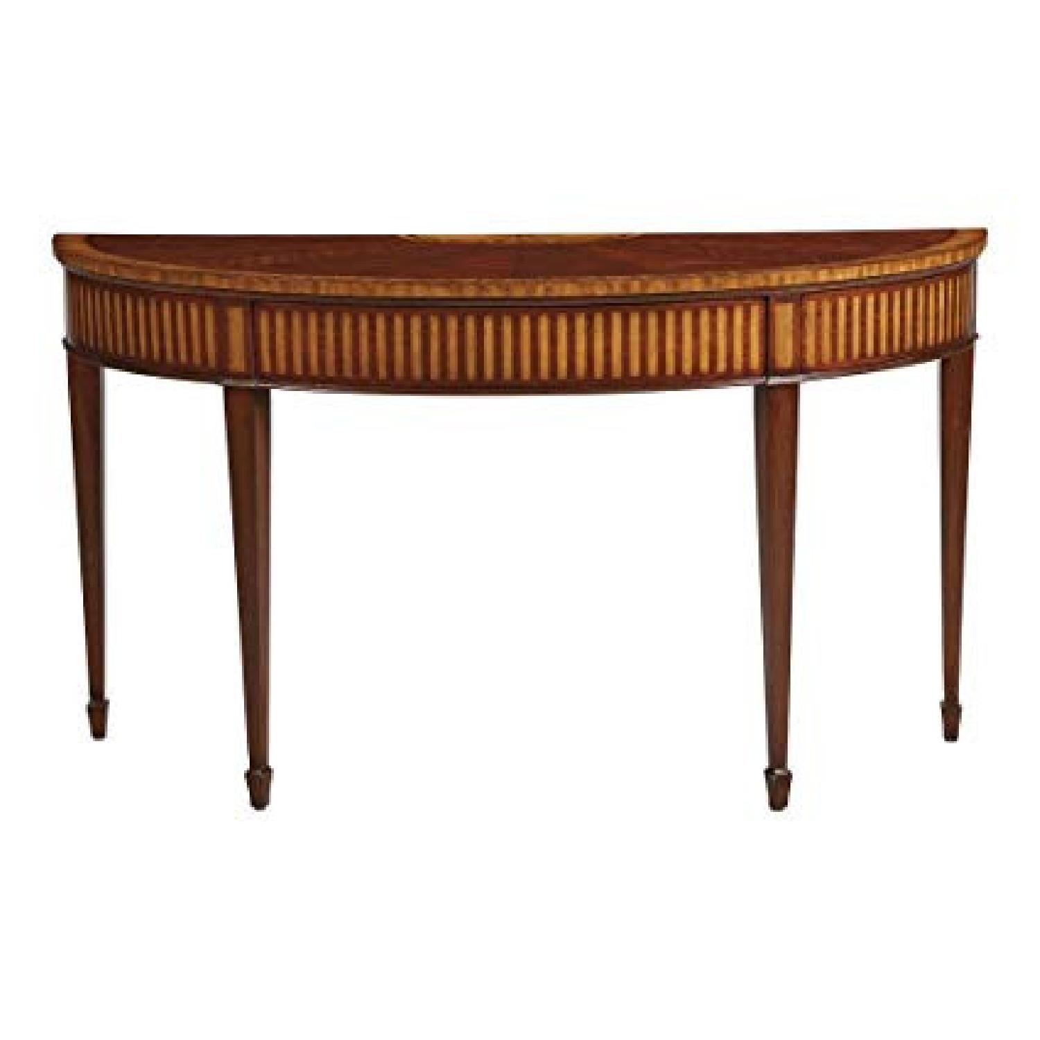 Ethan Allen Newman Demilune Sofa Table - image-0
