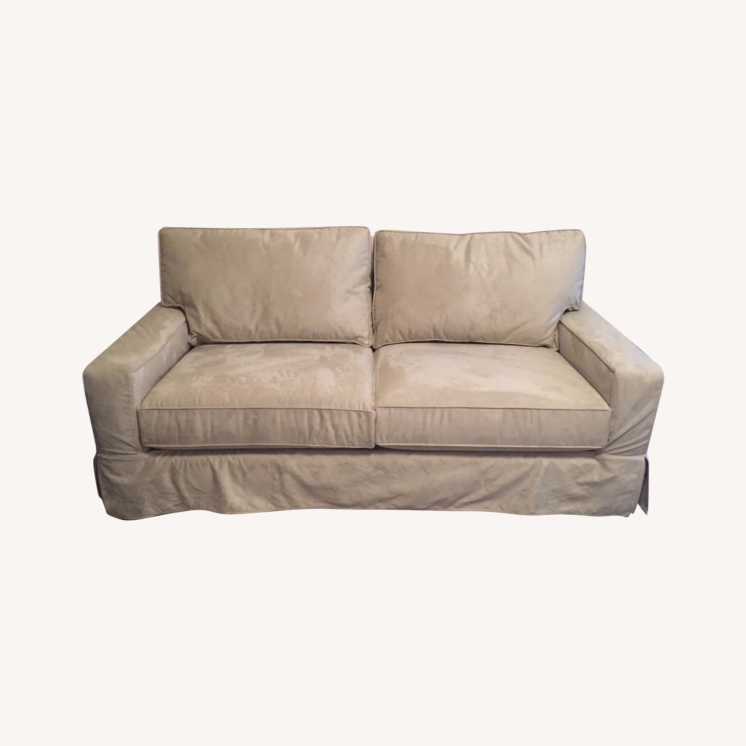 Pottery Barn Stone Everydaysuede PB Comfort Sofa Slipcover - image-0