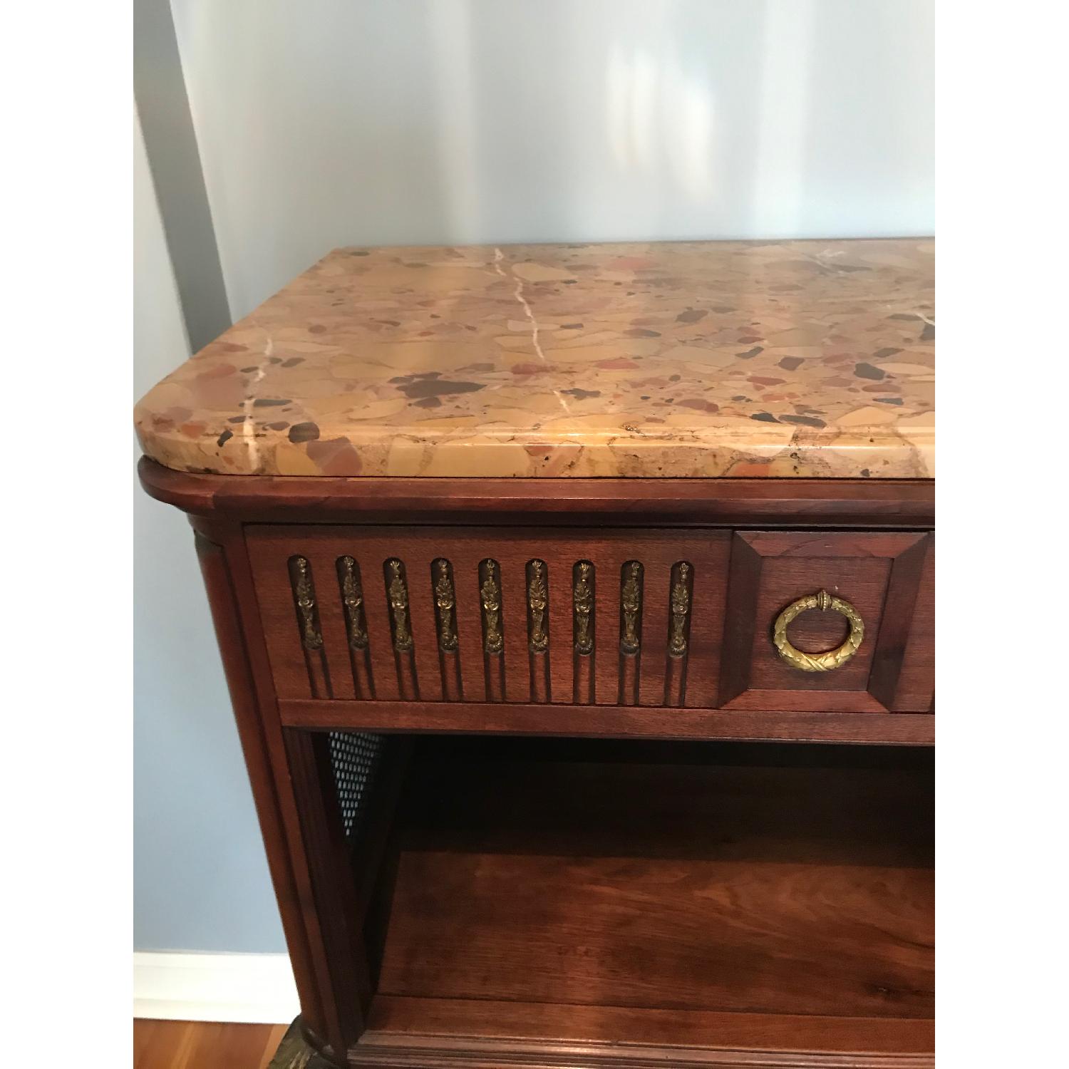 Antique Sideboard & Mirror - image-4