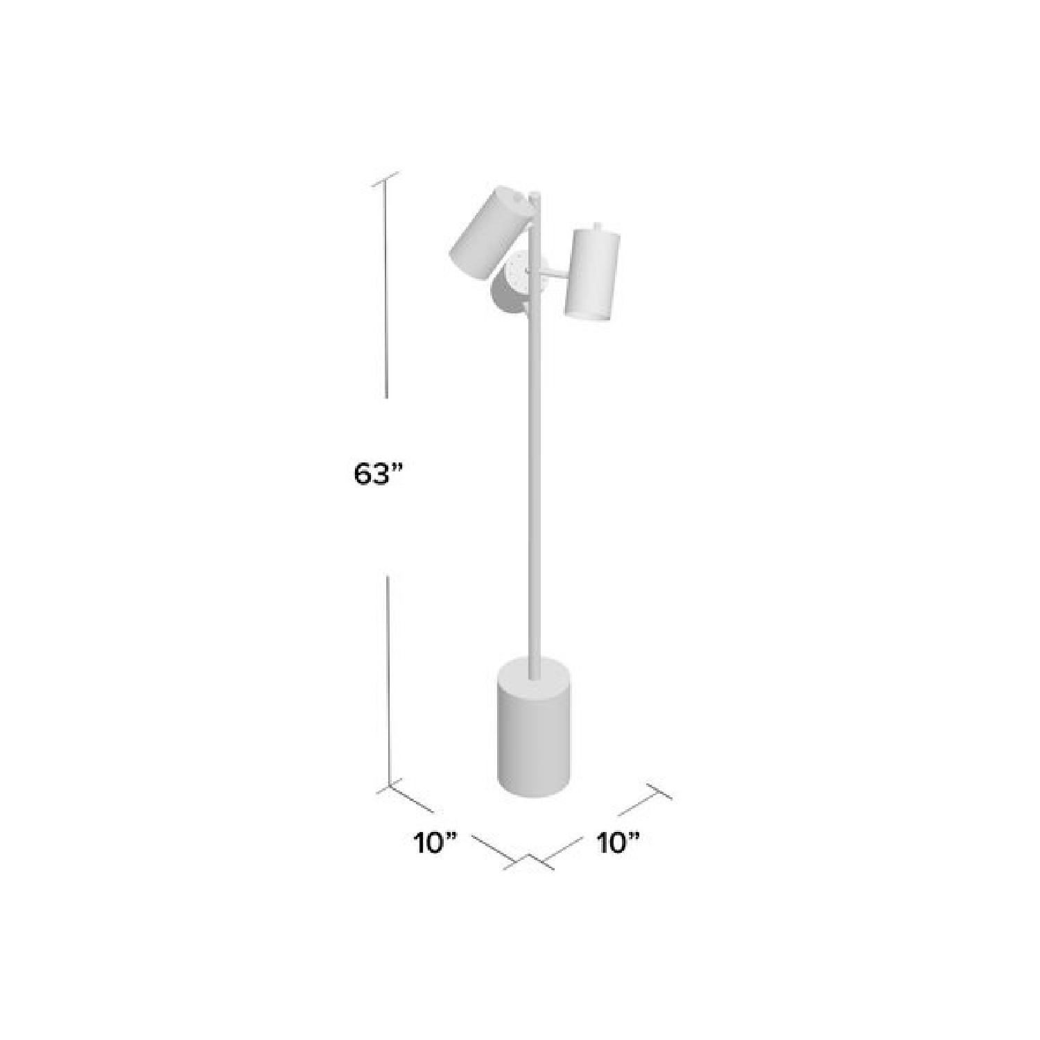 McDorman Stainless Steel Finish 3 Light Tree Lamp - image-5