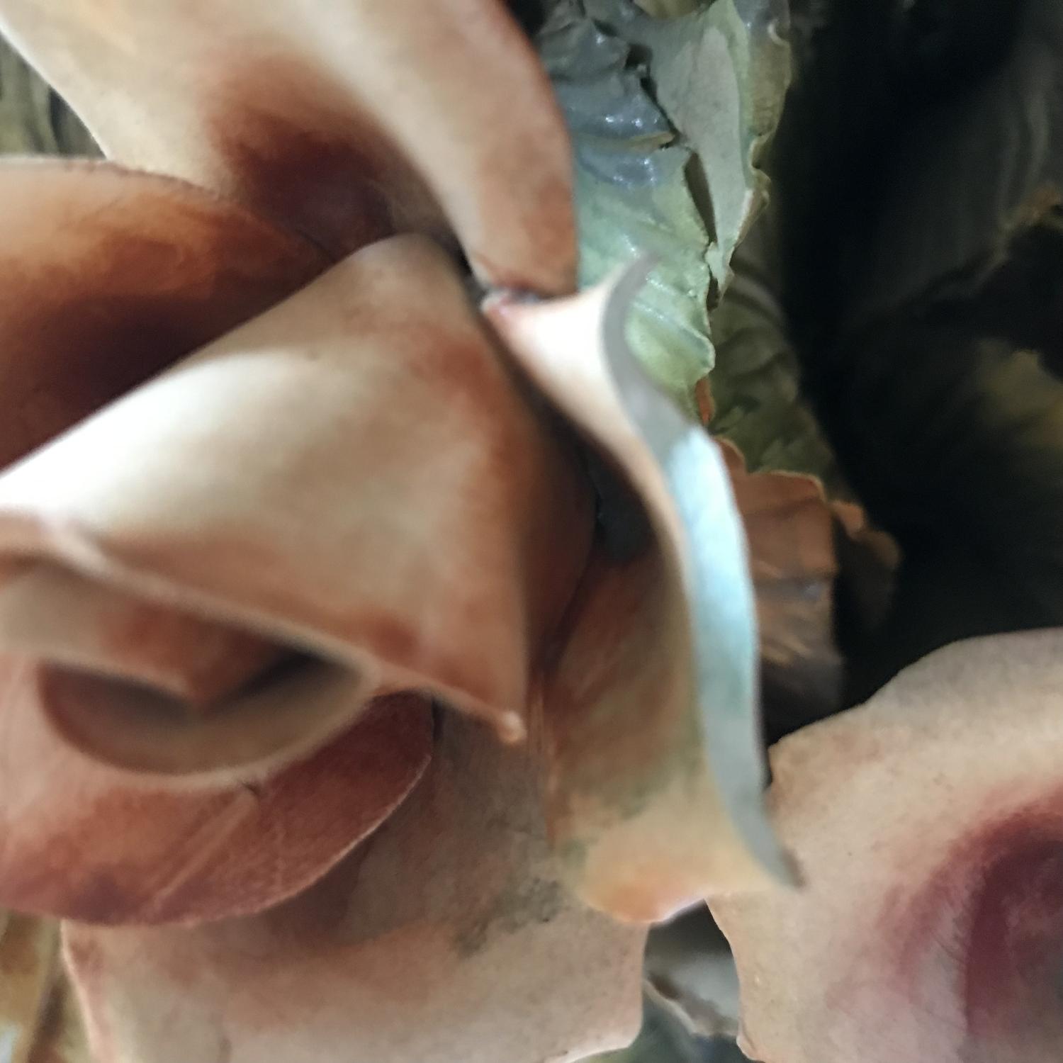 Vintage Capodimonte Porcelain Flower Basket - image-22