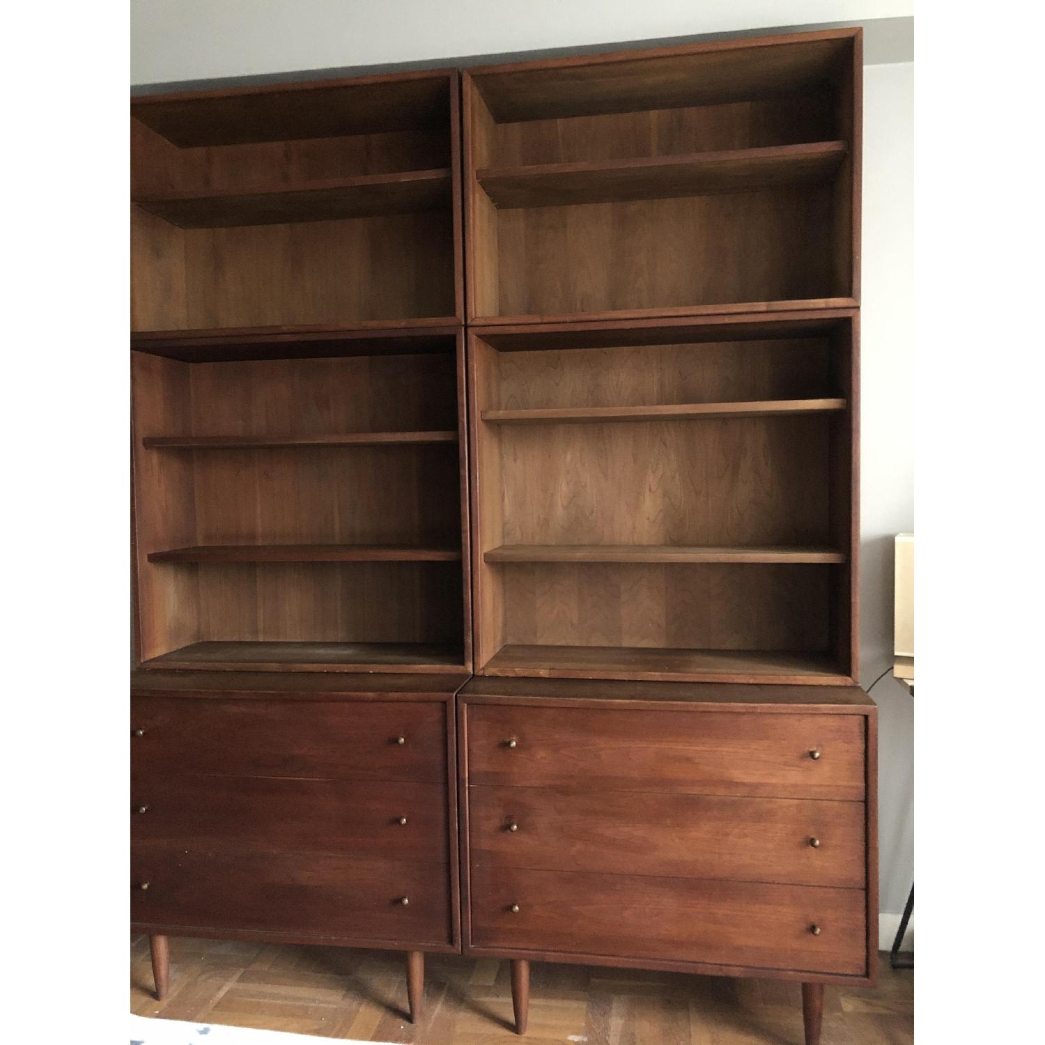 Ethan Allen Set of 3-drawer dressers + stackable Bookcases - image-10