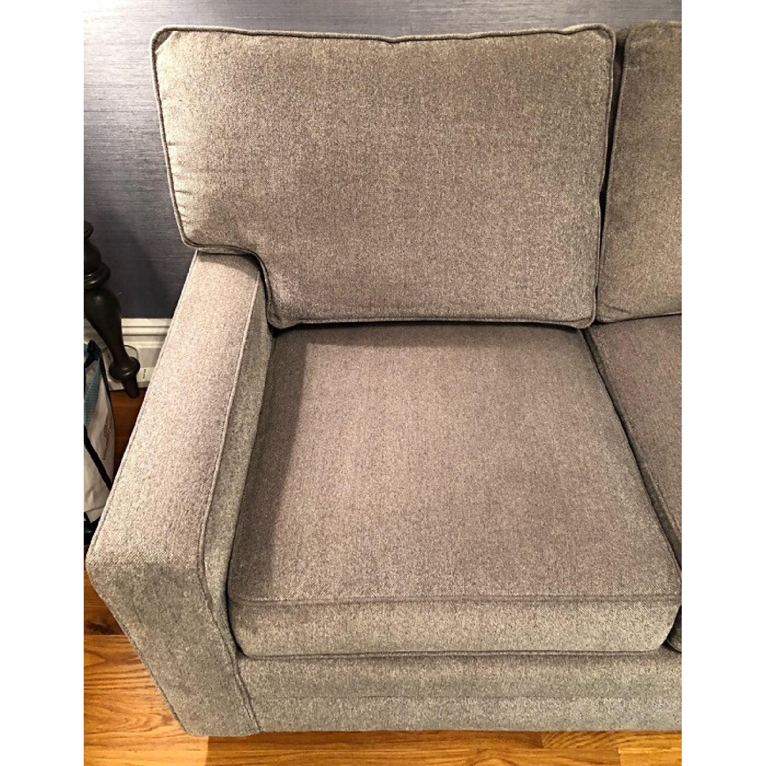 Ethan Allen Grey Sectional Sofa - image-1