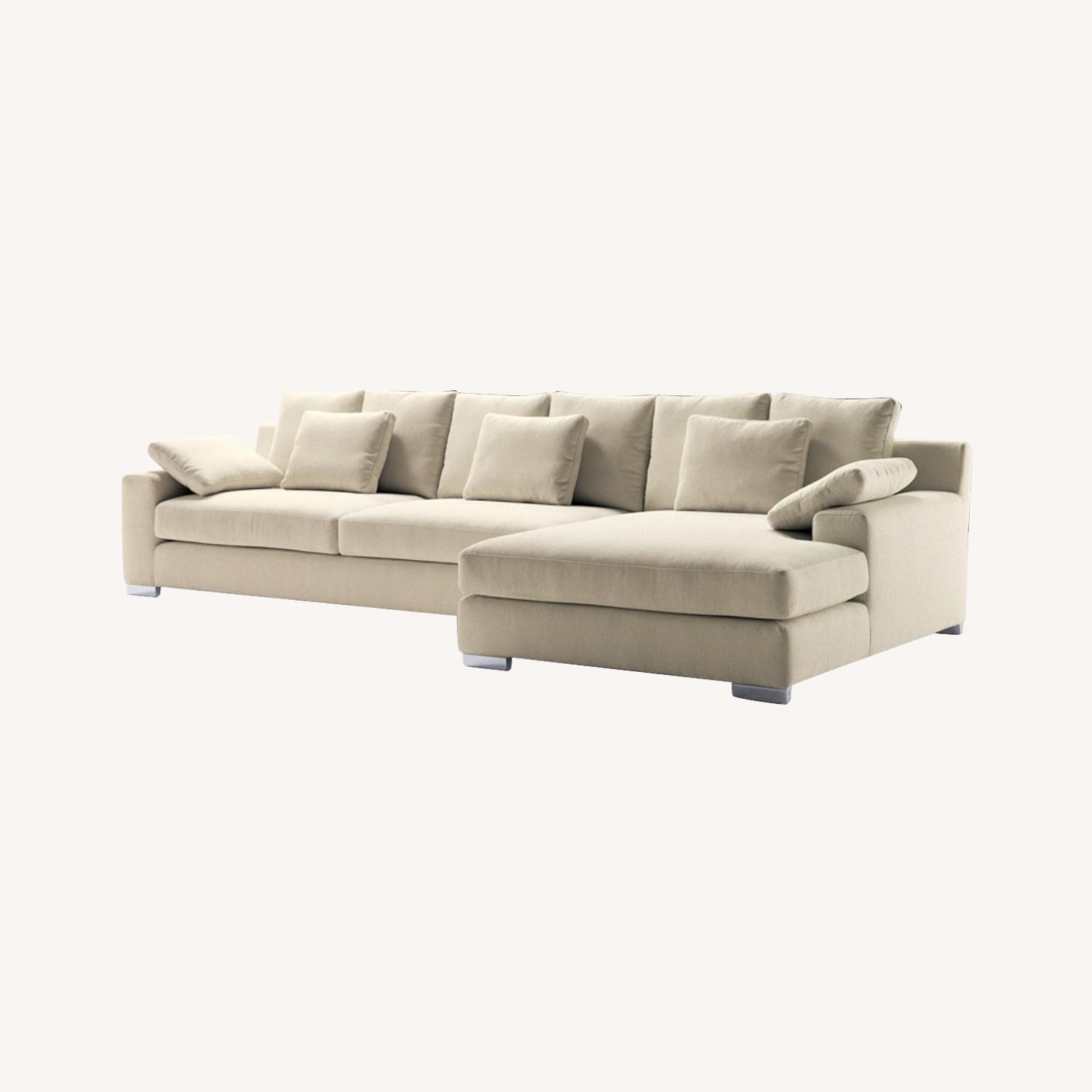 Della Robbia Italian 2Piece Sectional Sofa AptDeco