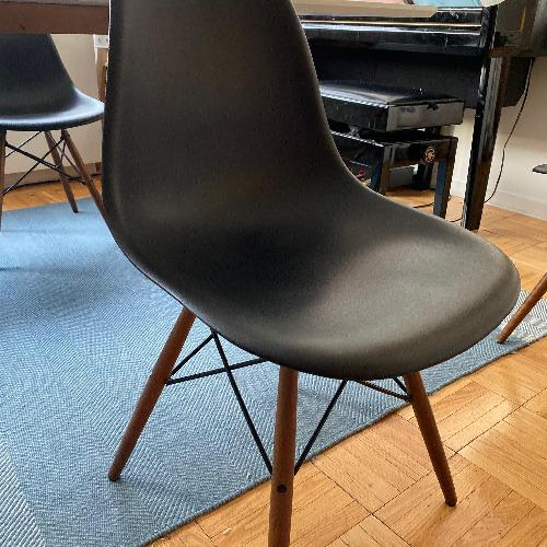 Design Within Reach Eames Molded Plastic Dowel-Leg Chairs