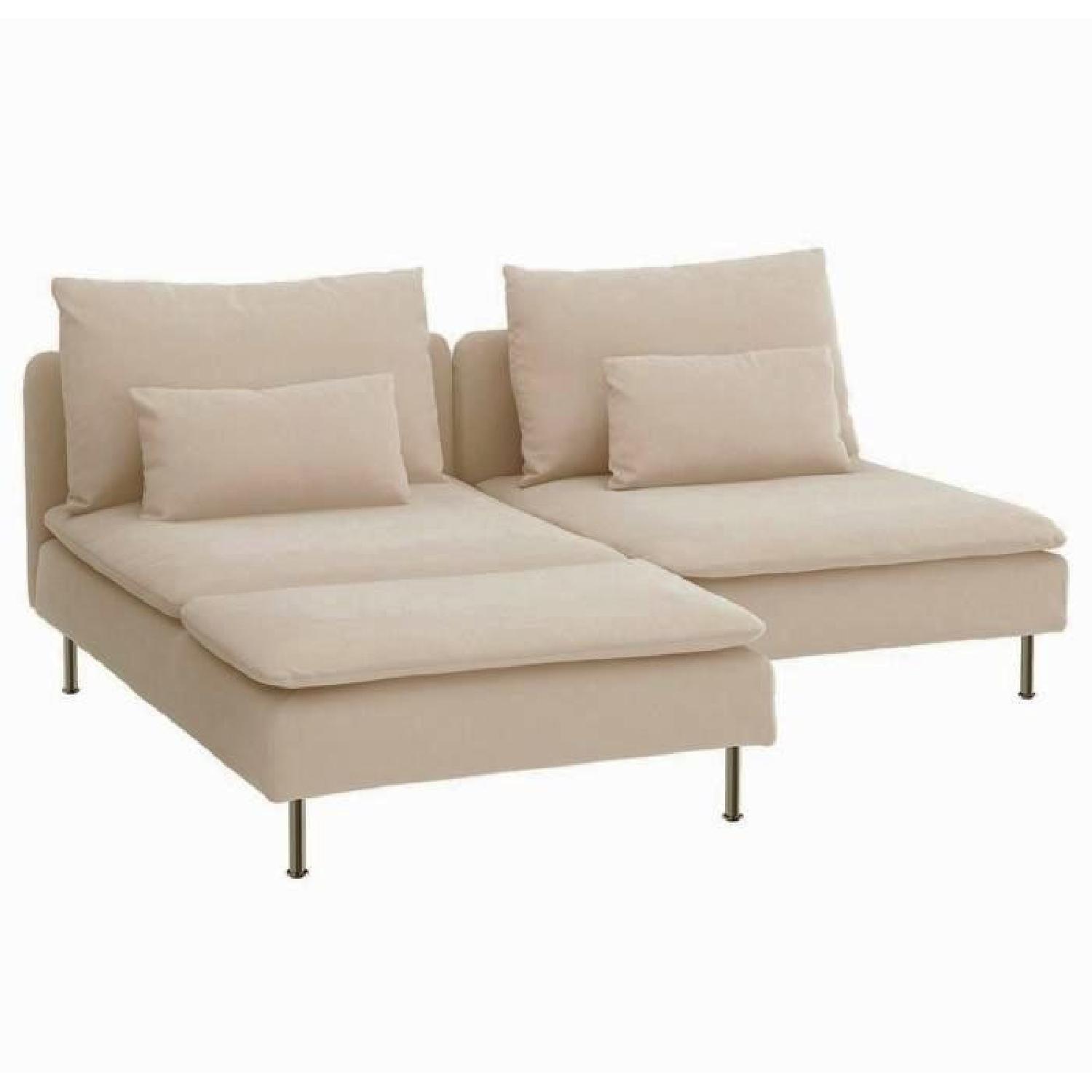 Ikea Soderhamn 2Piece Sectional Sofa AptDeco