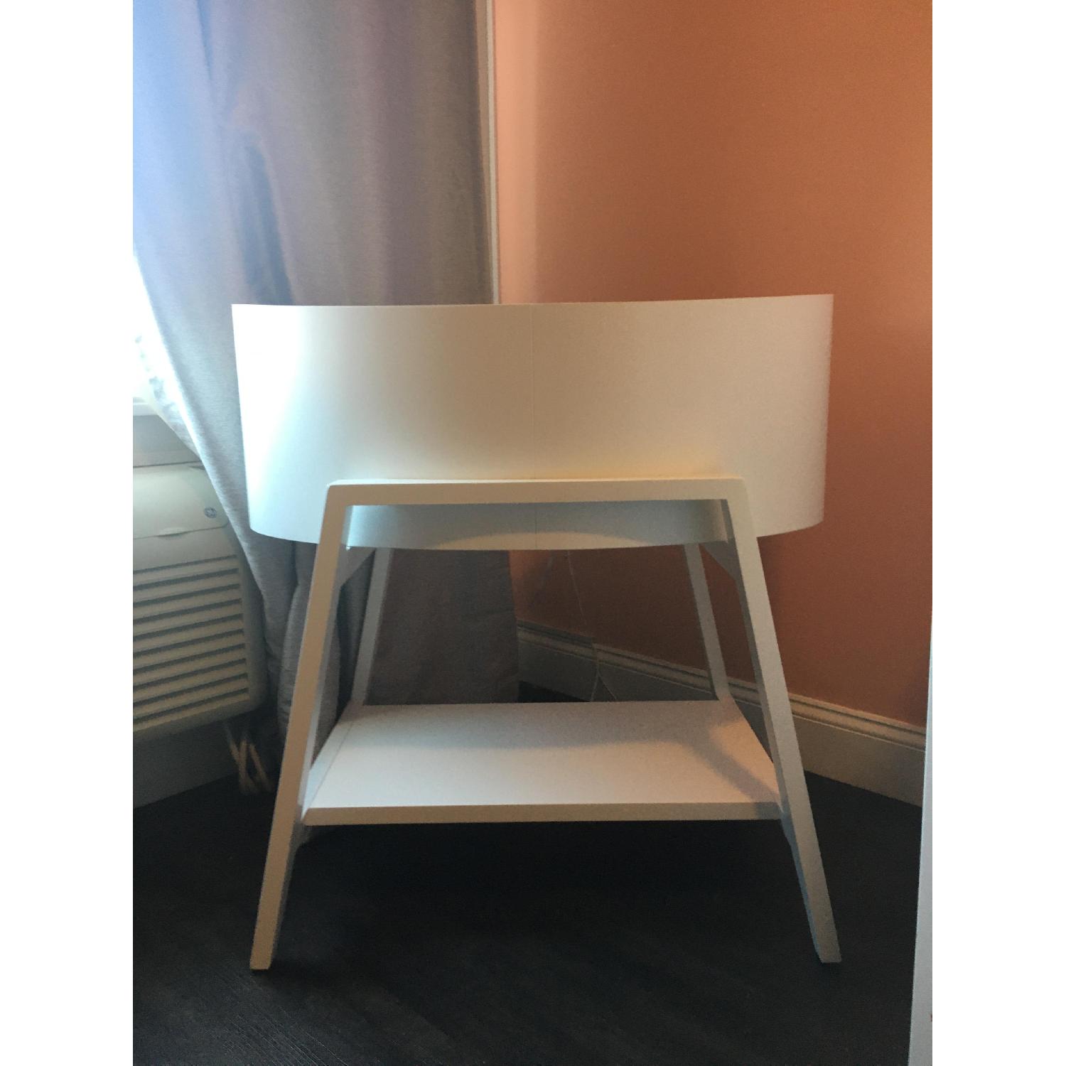 Crate & Barrel Ever Simple White Bassinet - image-6