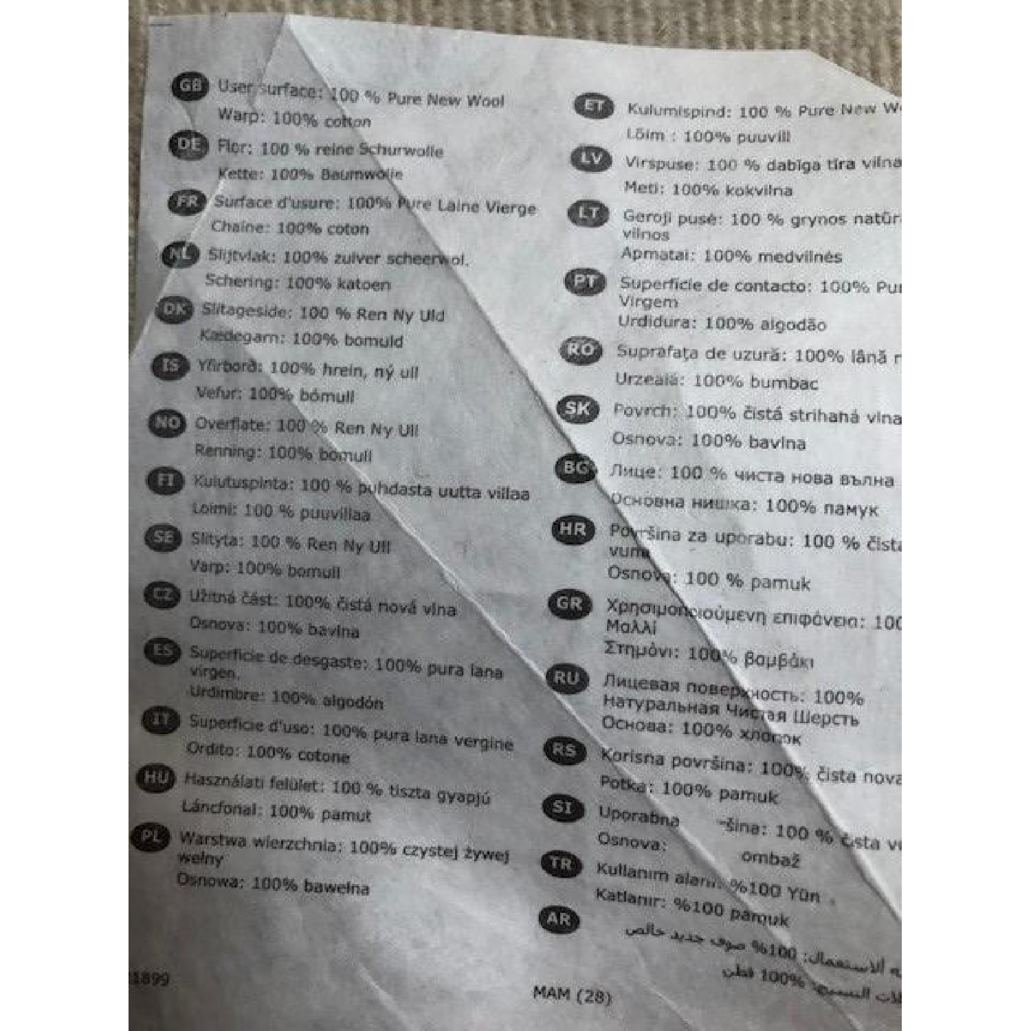 Ikea Black & Ivory Area Rug - image-6