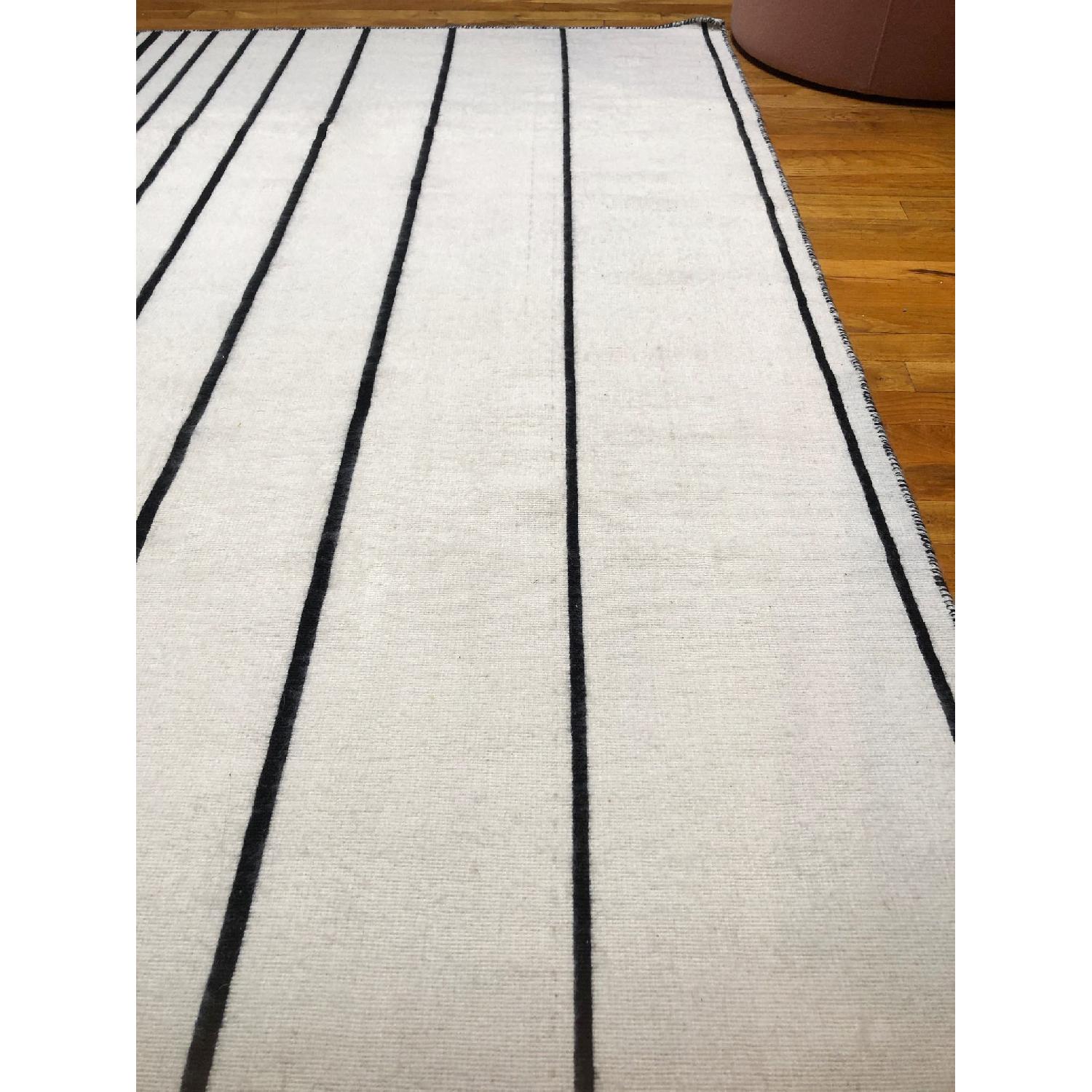 Ikea Black & Ivory Area Rug - image-7