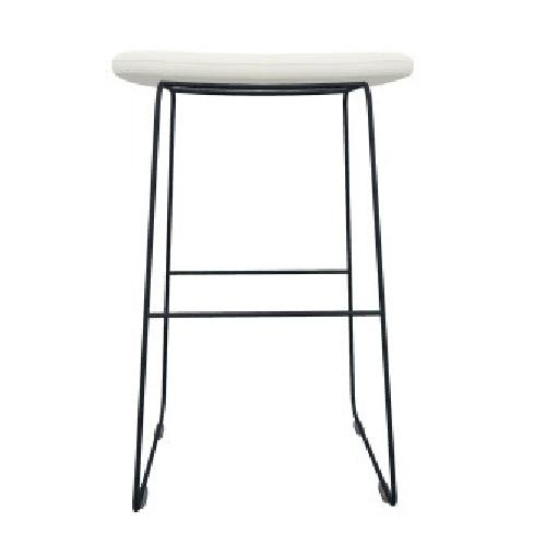 Used Cappellini Jasper Morrison White Leather Stools for sale on AptDeco