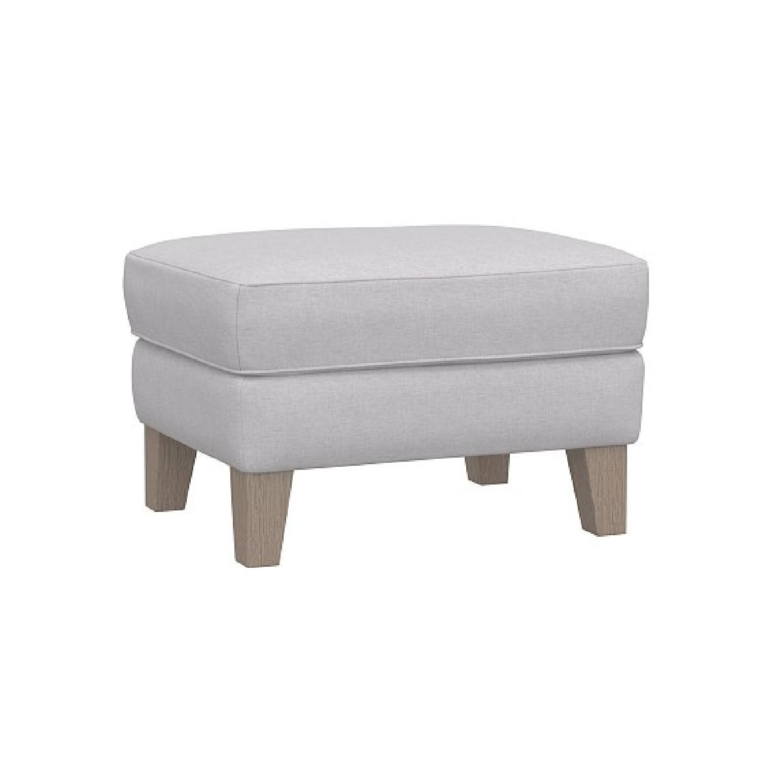 Pottery Barn Wingback Convertible Rocking Chair & Ottoman - image-4