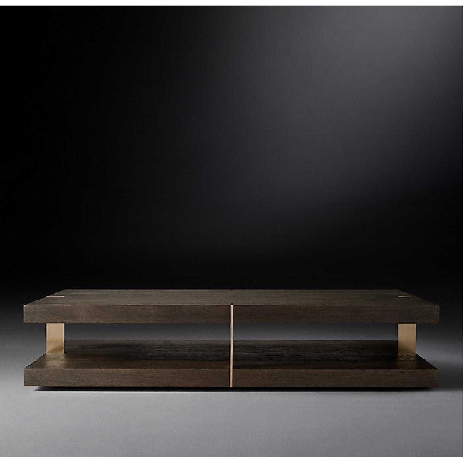 Restoration Hardware Modern Verrazano Coffee Table - image-5