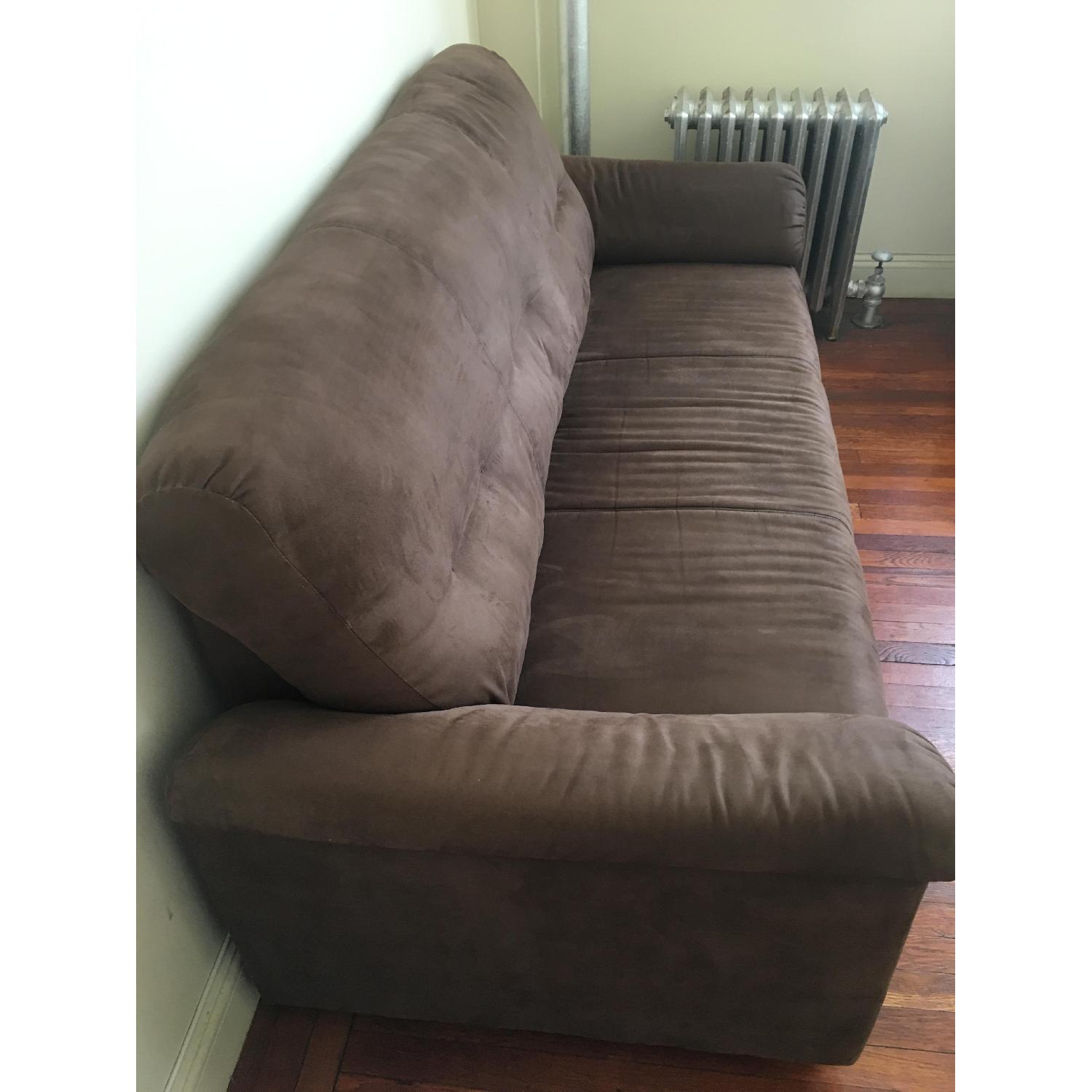 Ikea Knislinge Chocolate Brown Sofa - image-2