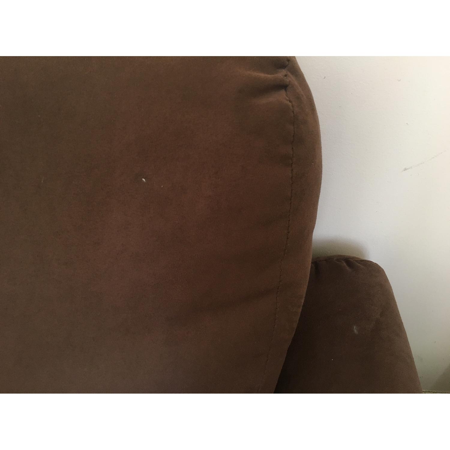 Ikea Knislinge Chocolate Brown Sofa - image-3